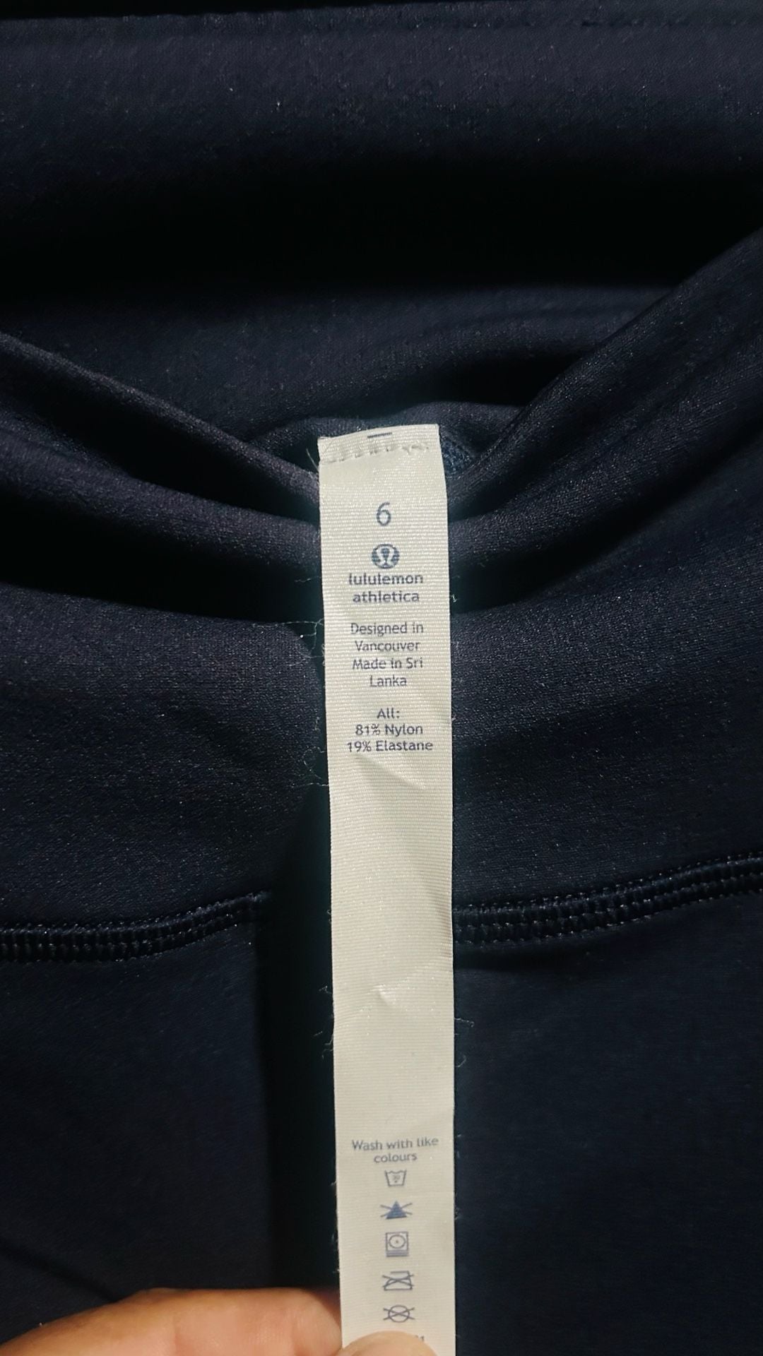 Lululemon Athletica Leggings Size 6 Blue Crop. Pc 151 4
