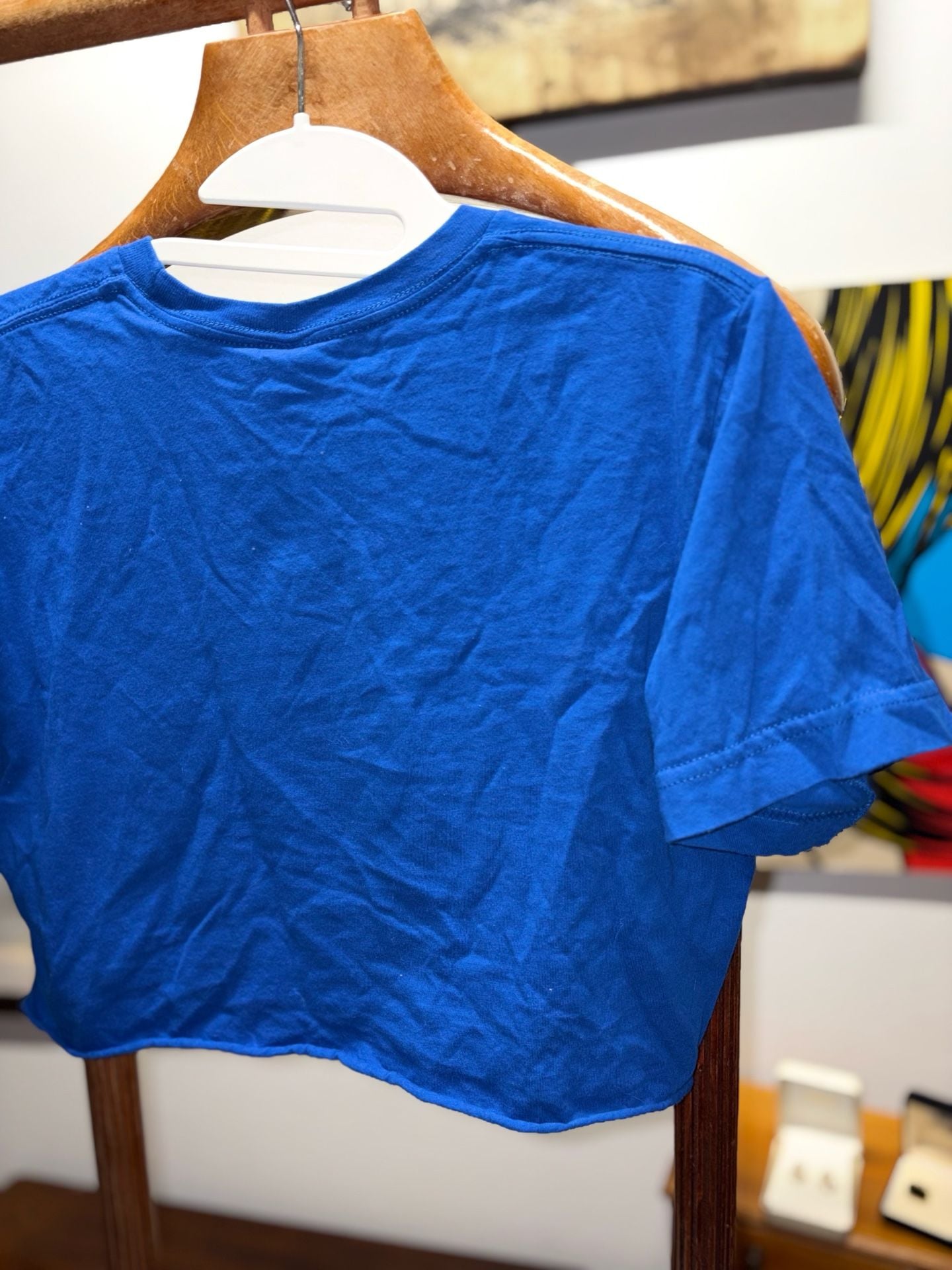 Florida Gators T-Shirt Youth XL Blue Graphic Custom Crop Tee 7
