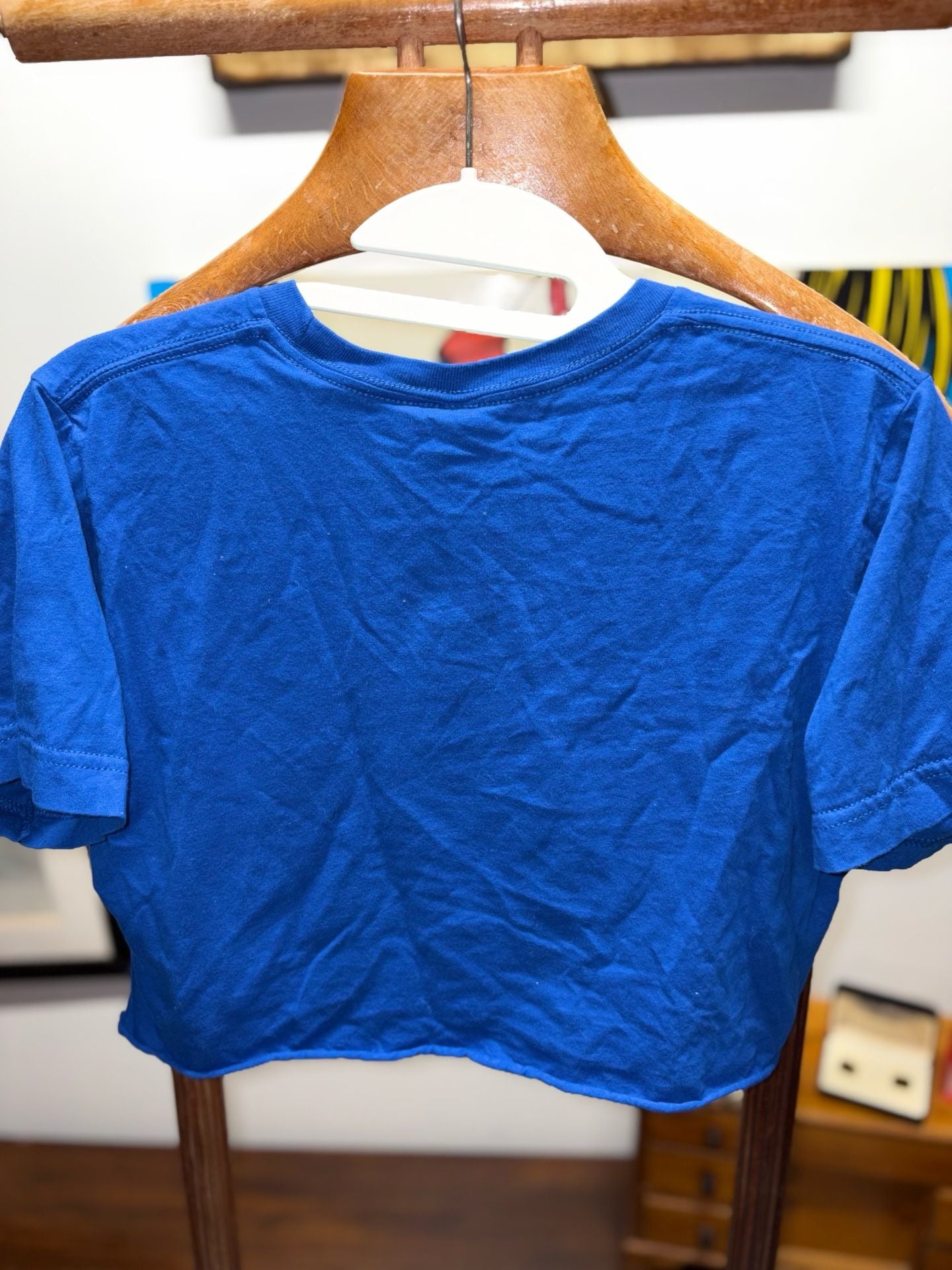 Florida Gators T-Shirt Youth XL Blue Graphic Custom Crop Tee 8