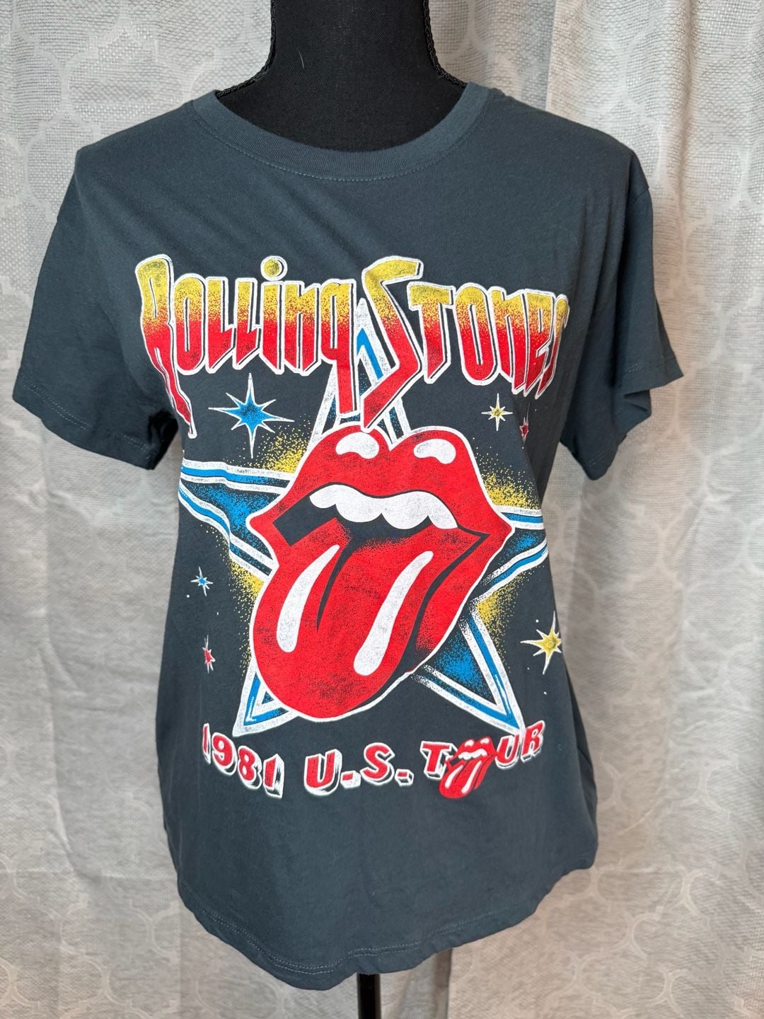 Letluv Rolling Stones 1981 U.S. Tour T-Shirt Size S 2