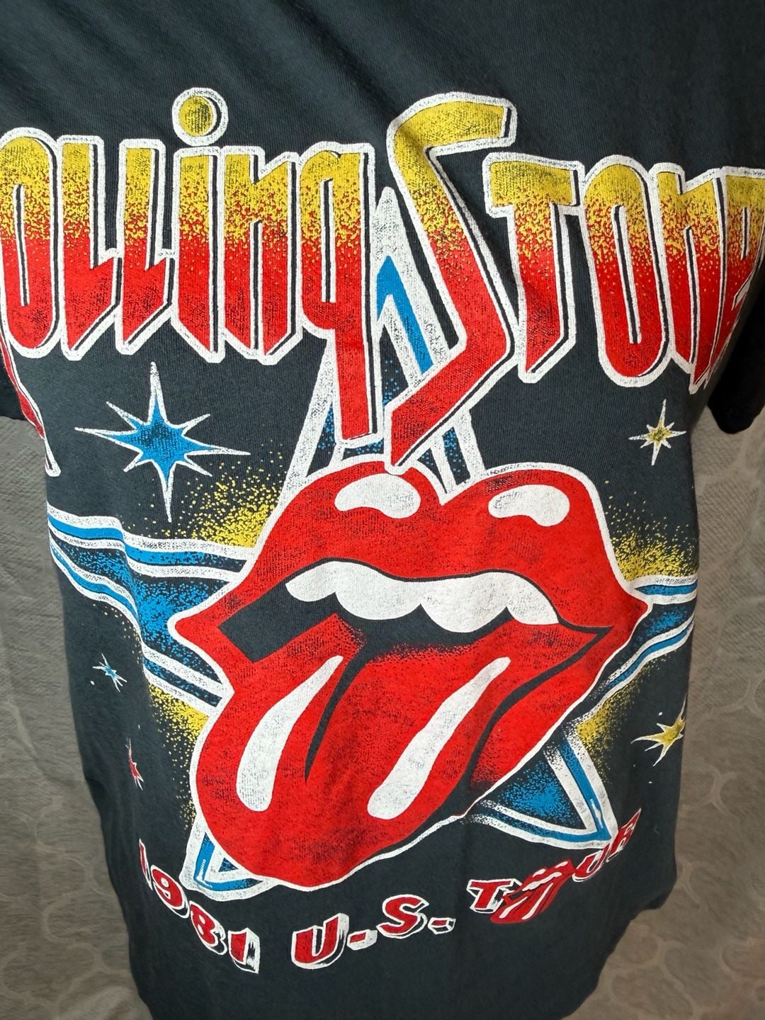 Letluv Rolling Stones 1981 U.S. Tour T-Shirt Size S 5
