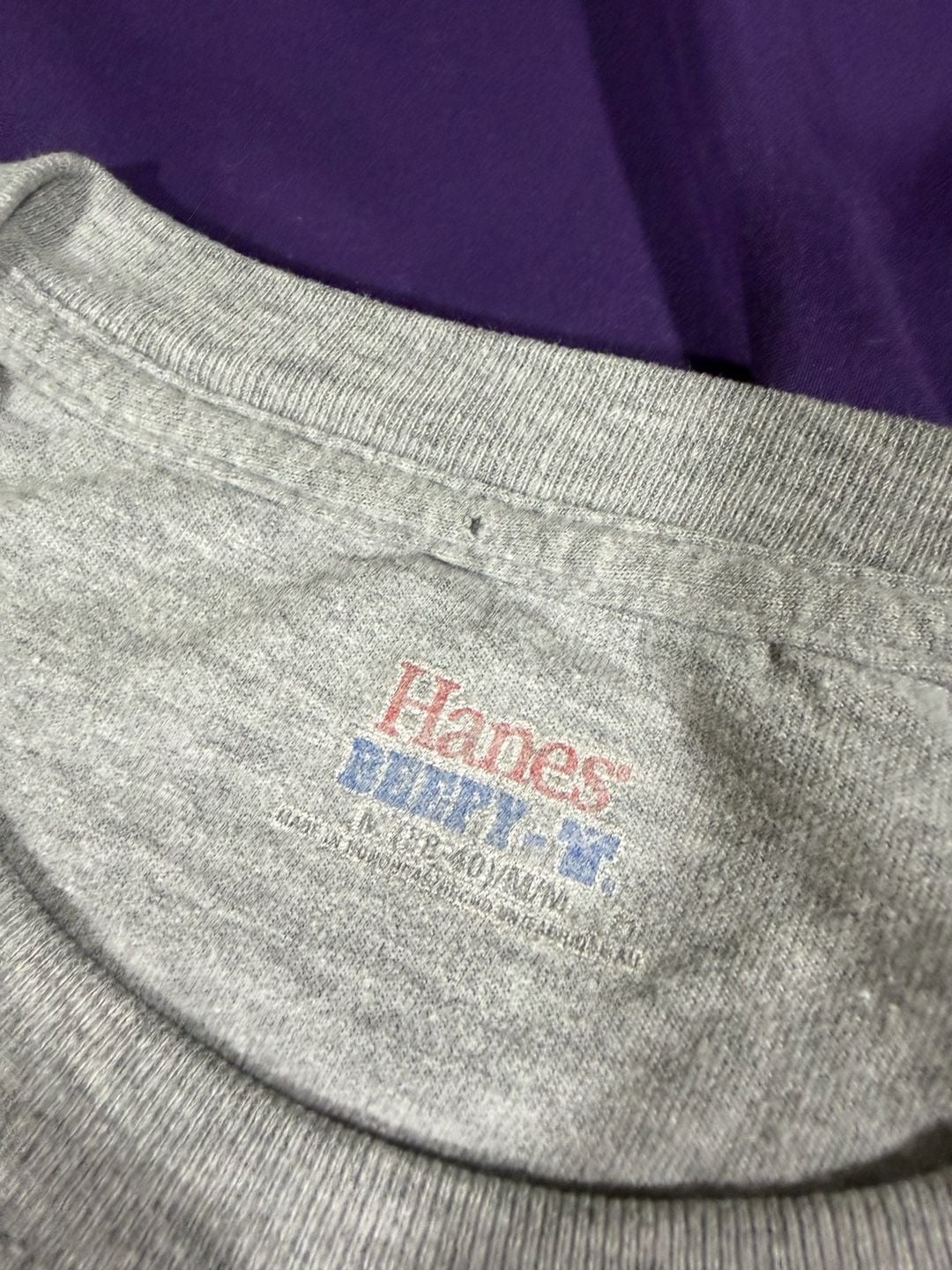 Hanes American National Raceway Graphic T-Shirt Size M Gray 3