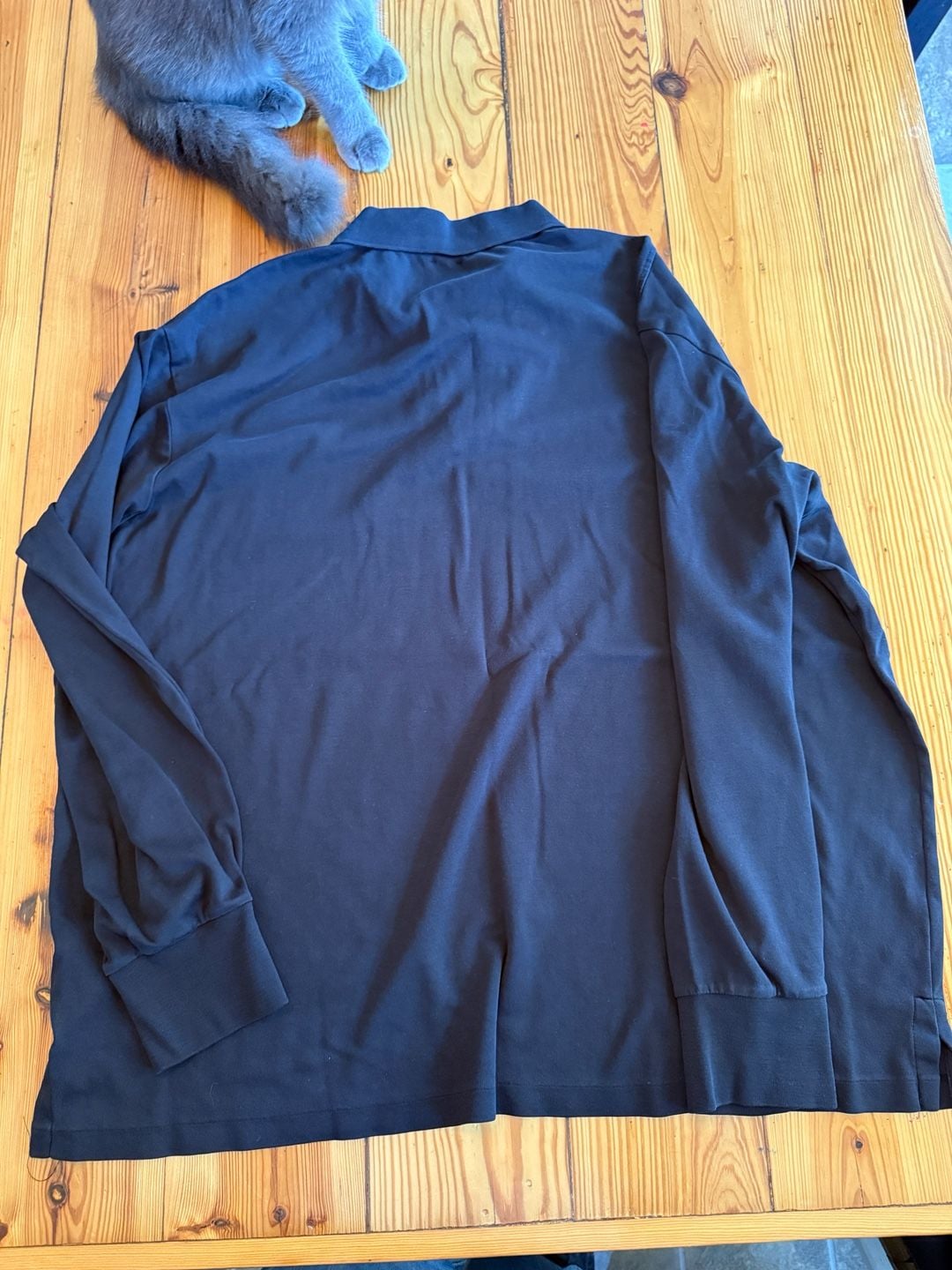 Polo Ralph Lauren Long Sleeve Polo Shirt XL Navy Classic Fit 5