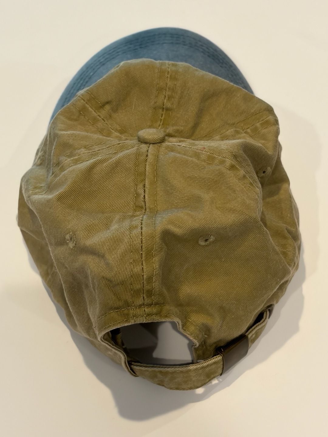 Anvil Bush 2004 Campaign Hat Cap Tan Blue Cotton 3