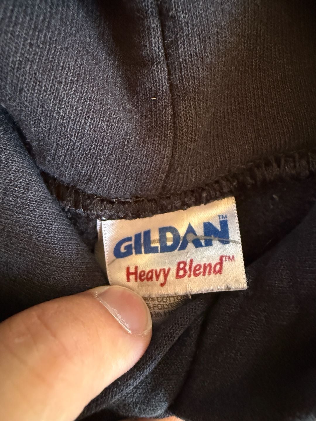 Gildan Illinois State Heavy Blend Hoodie Navy Blue 4