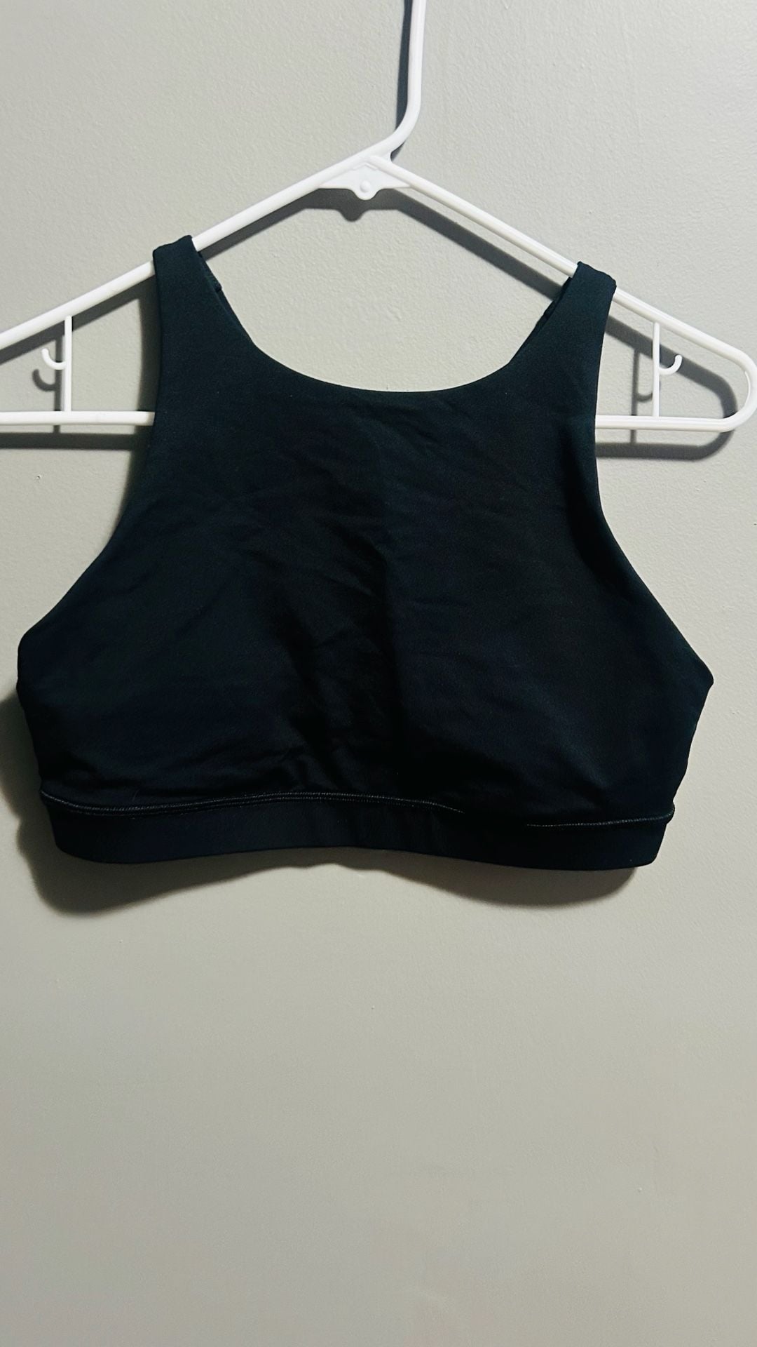 Lululemon Energy Bra Size 10 Black Athletic Crop Top. Pc152 2