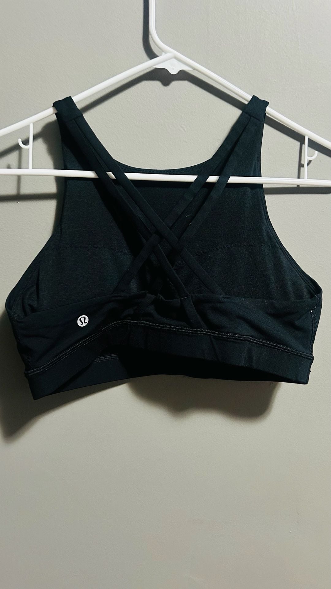 Lululemon Energy Bra Size 10 Black Athletic Crop Top. Pc152 3