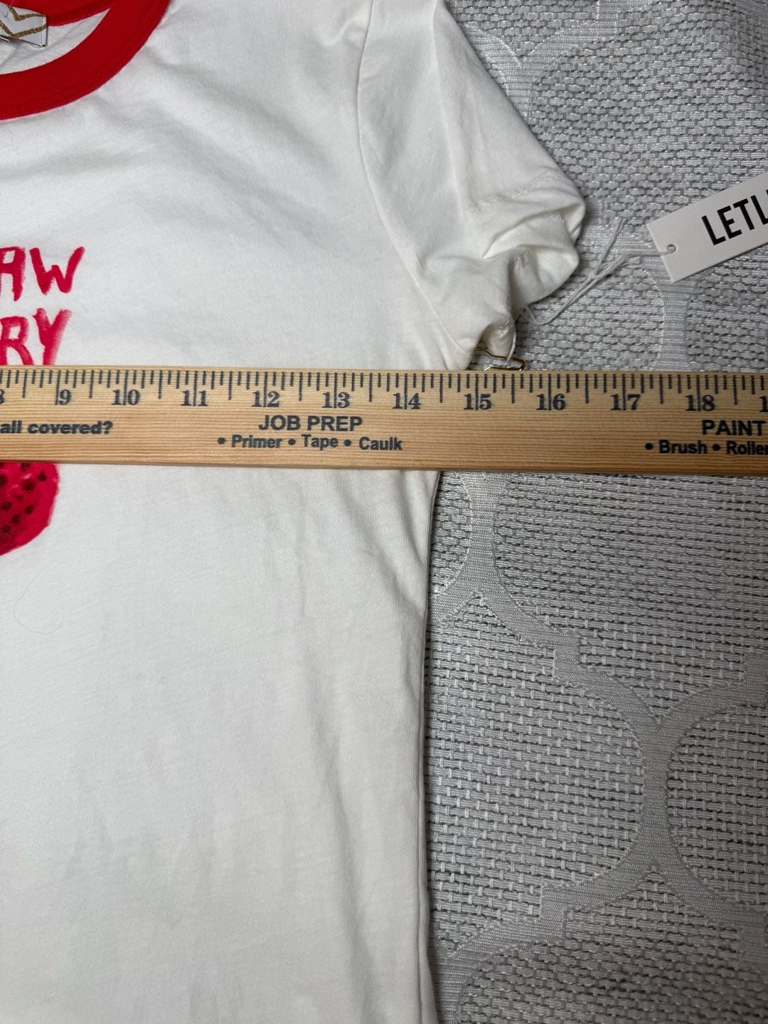 Letluv For Anthropologie Strawberry T-Shirt Size XXS 8