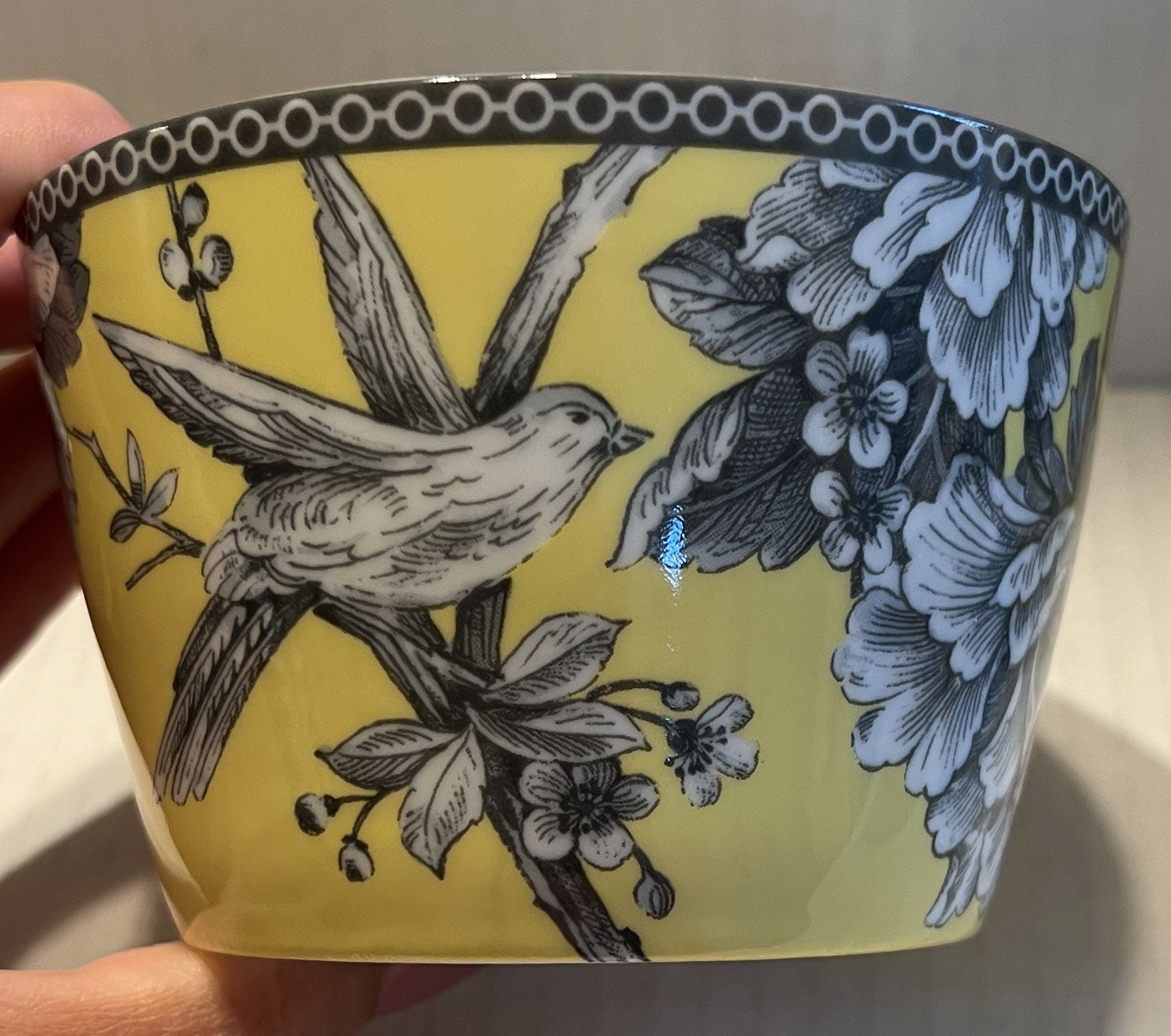222 Fifth Adelaide Yellow Fruit Bowl Set Of 4 2