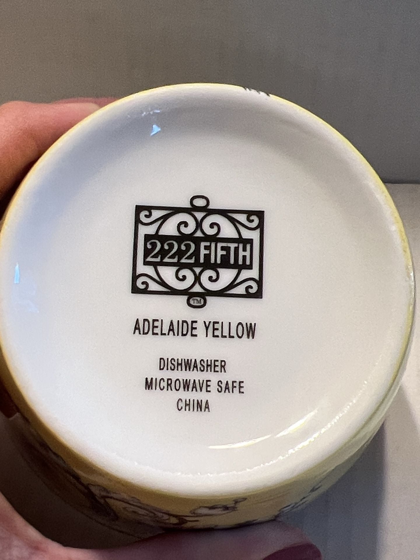 222 Fifth Adelaide Yellow Fruit Bowl Set Of 4 3