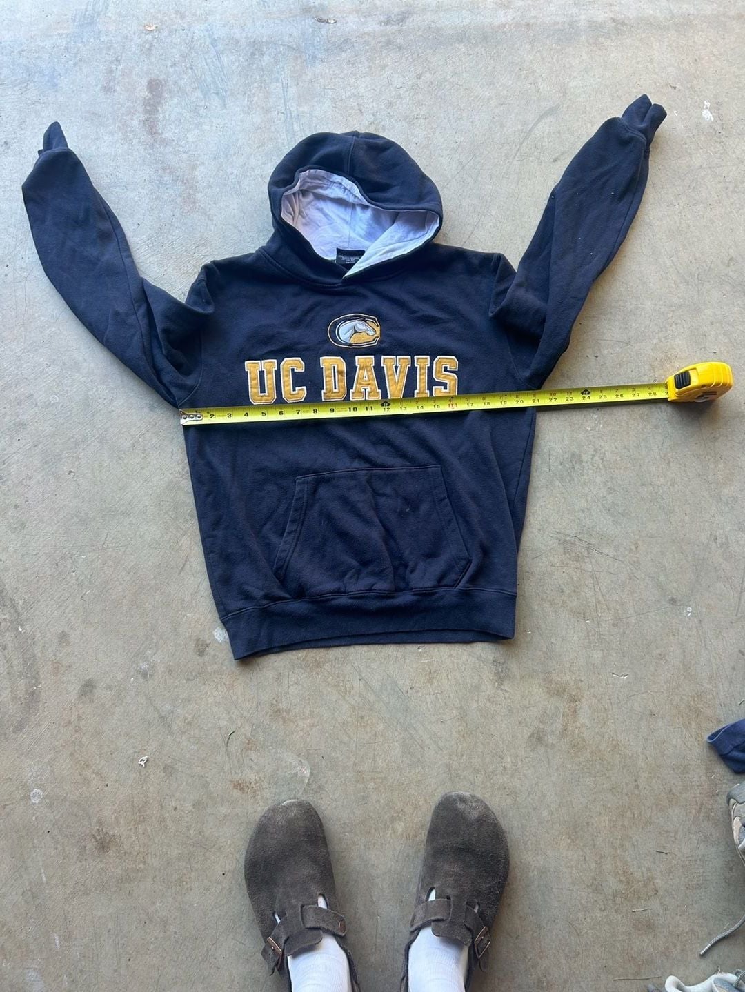 Colosseum Athletics UC Davis Aggies Hoodie Size S Navy Blue Sweatshirt 6
