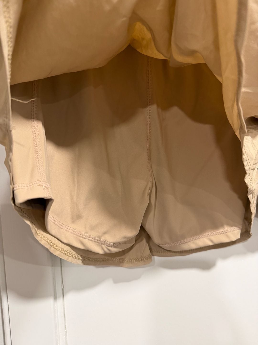PINSPARK Athletic Skorts Size S Khaki High Waisted 3