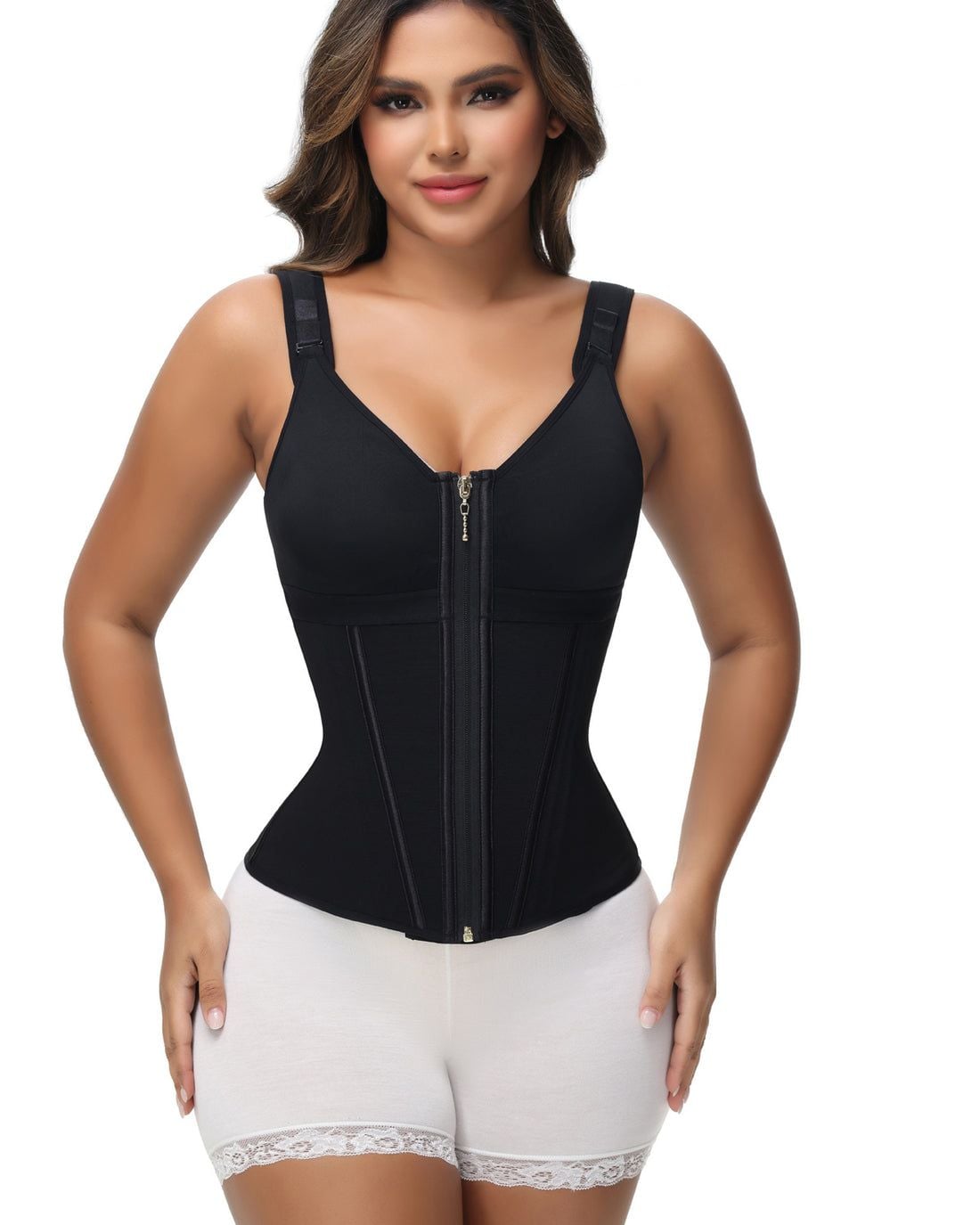 Shapshe Waist Trainer Vest Zip Front Tummy Control 2