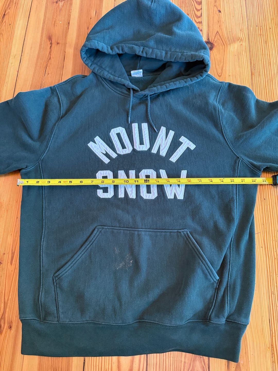 J.Crew Mount Snow Hoodie Size Large Green 8
