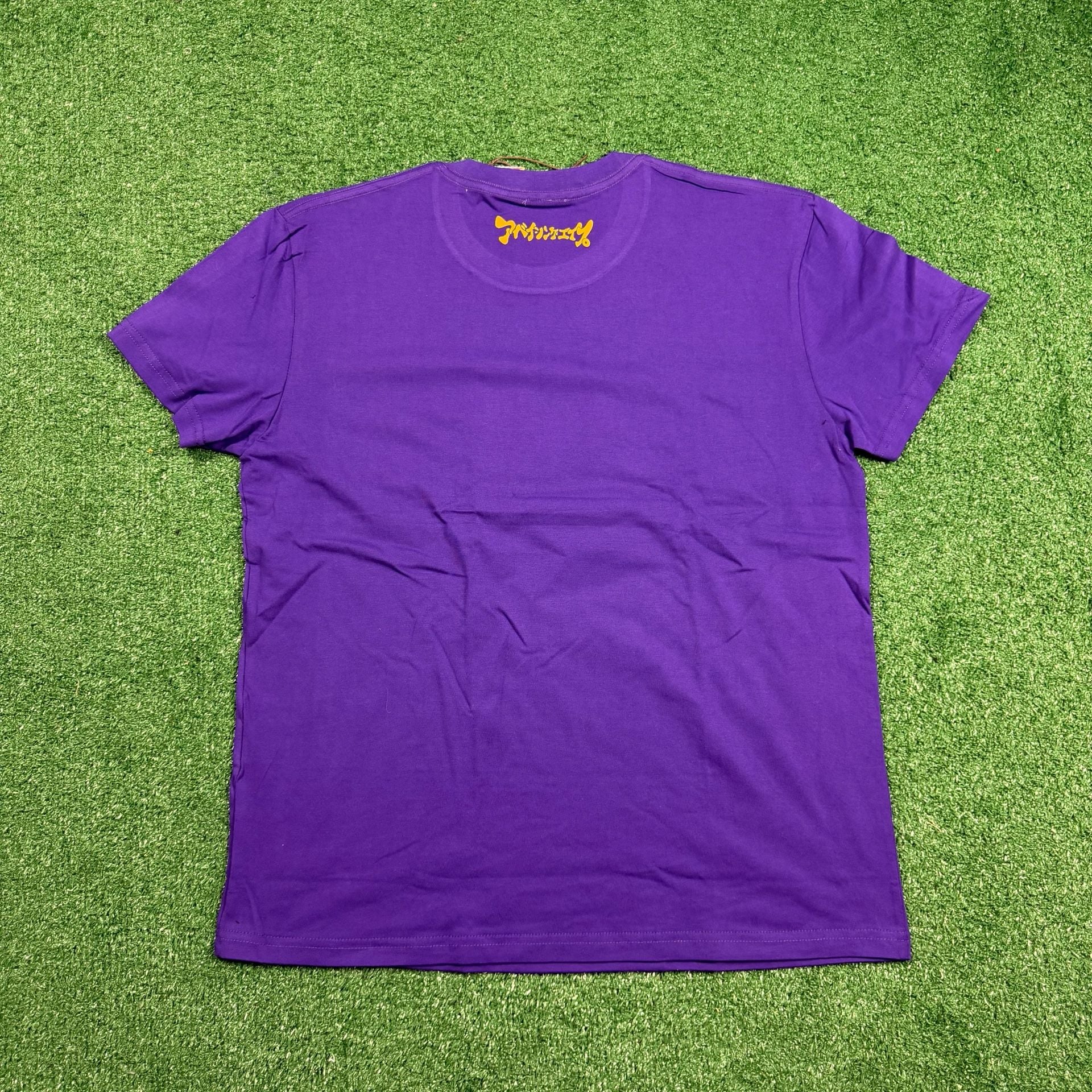 A Bathing Ape APE Head T-Shirt Size L Purple Graphic Tee 4