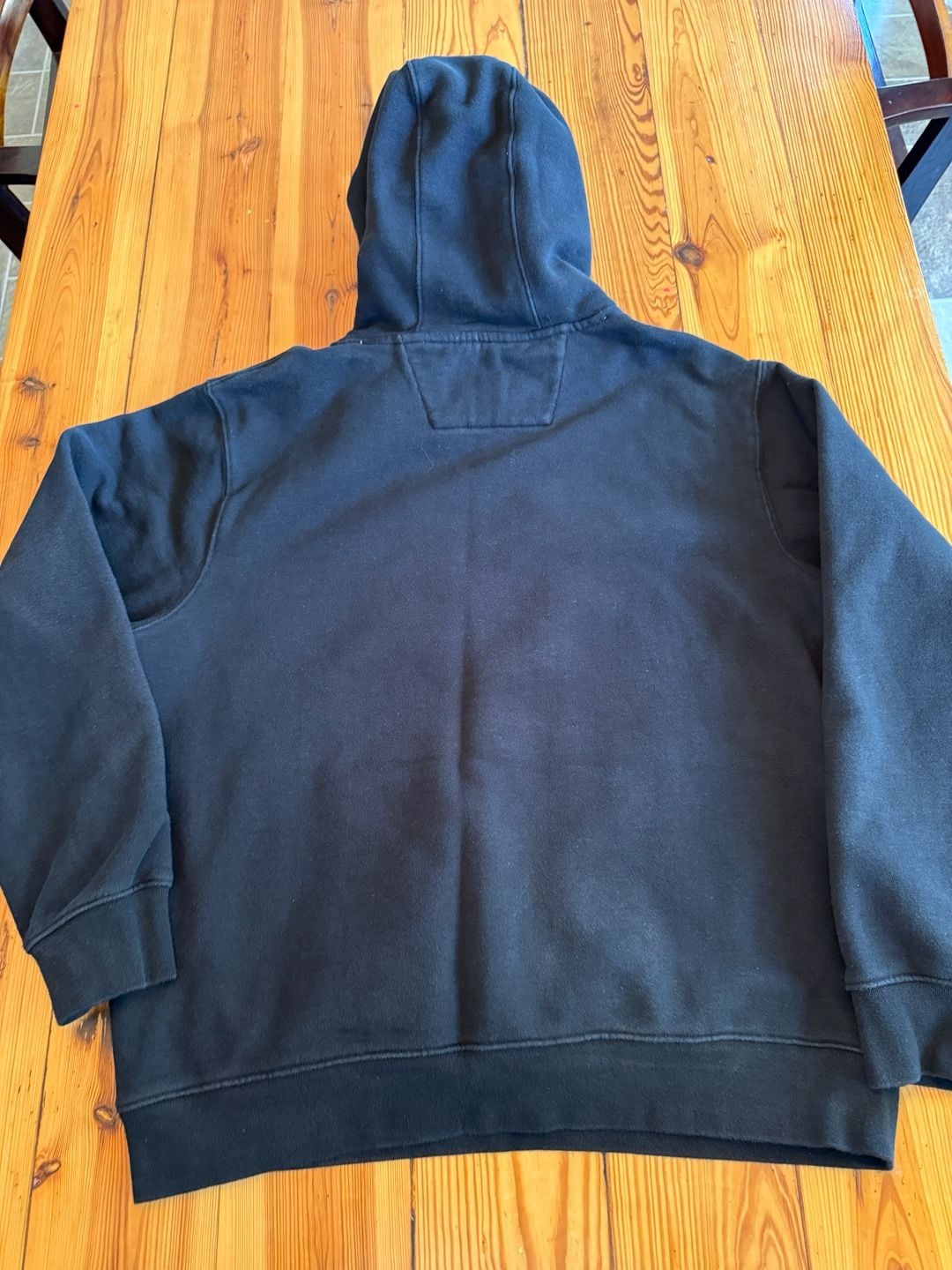 Caterpillar CAT Hoodie Size XL Black Embroidered Logo Pullover Sweatshirt 5
