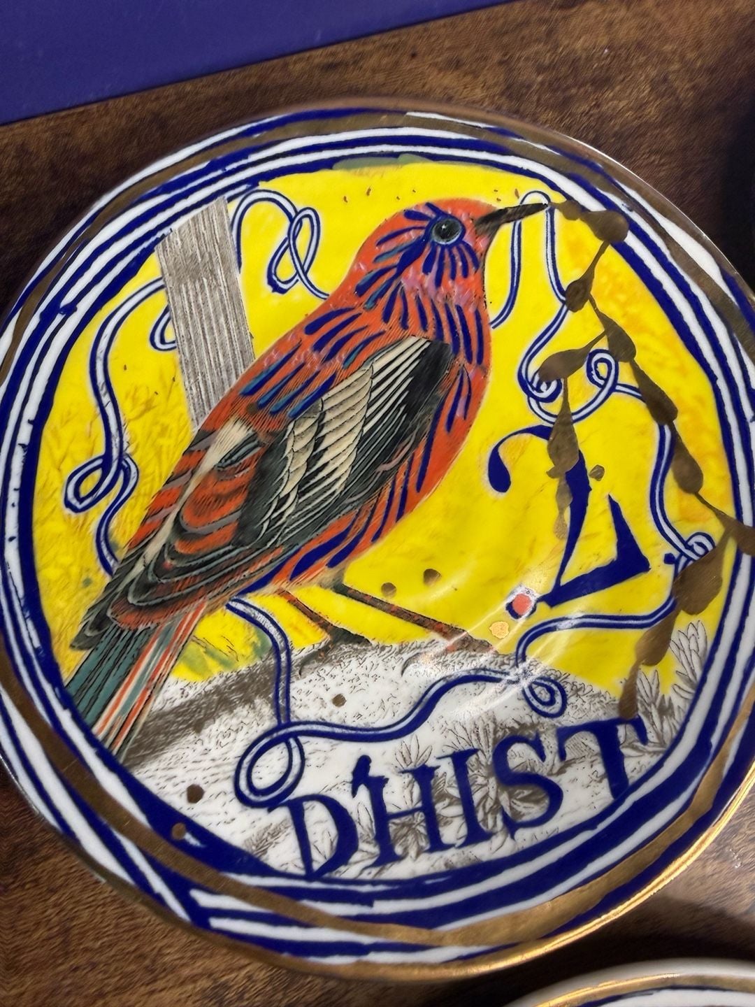 Anthropologie Ryan Hoffmann Bird Salad Plates Set Of 4 4