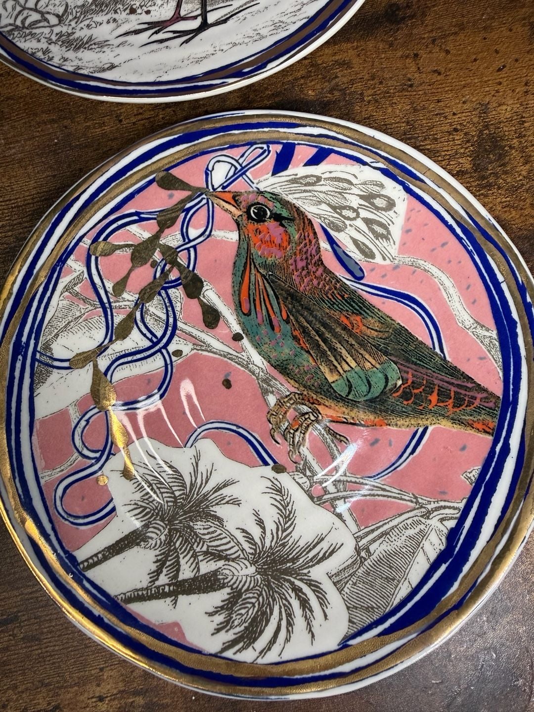 Anthropologie Ryan Hoffmann Bird Salad Plates Set Of 4 6