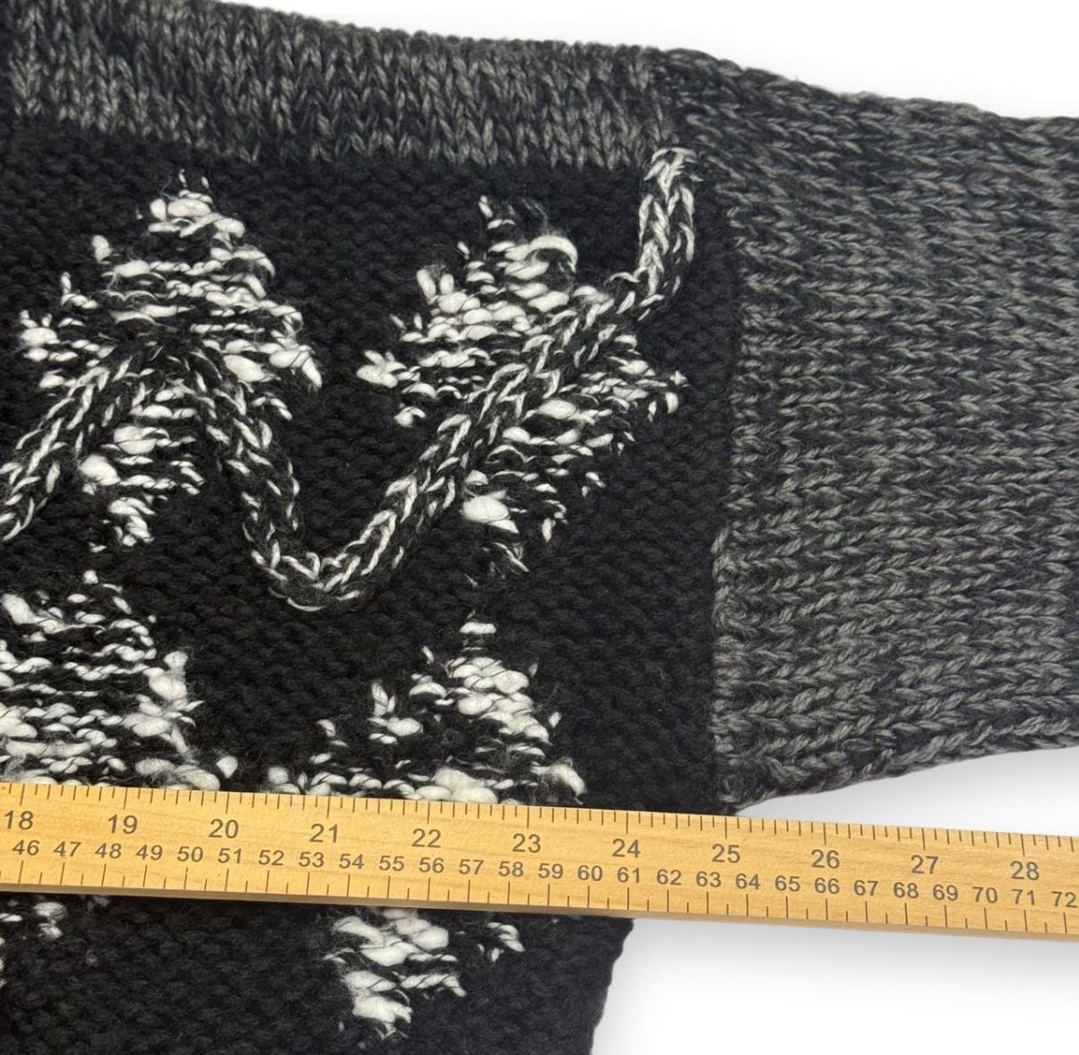 Royal Scott Cardigan Sweater Size L Black Gray Vintage Knit 6