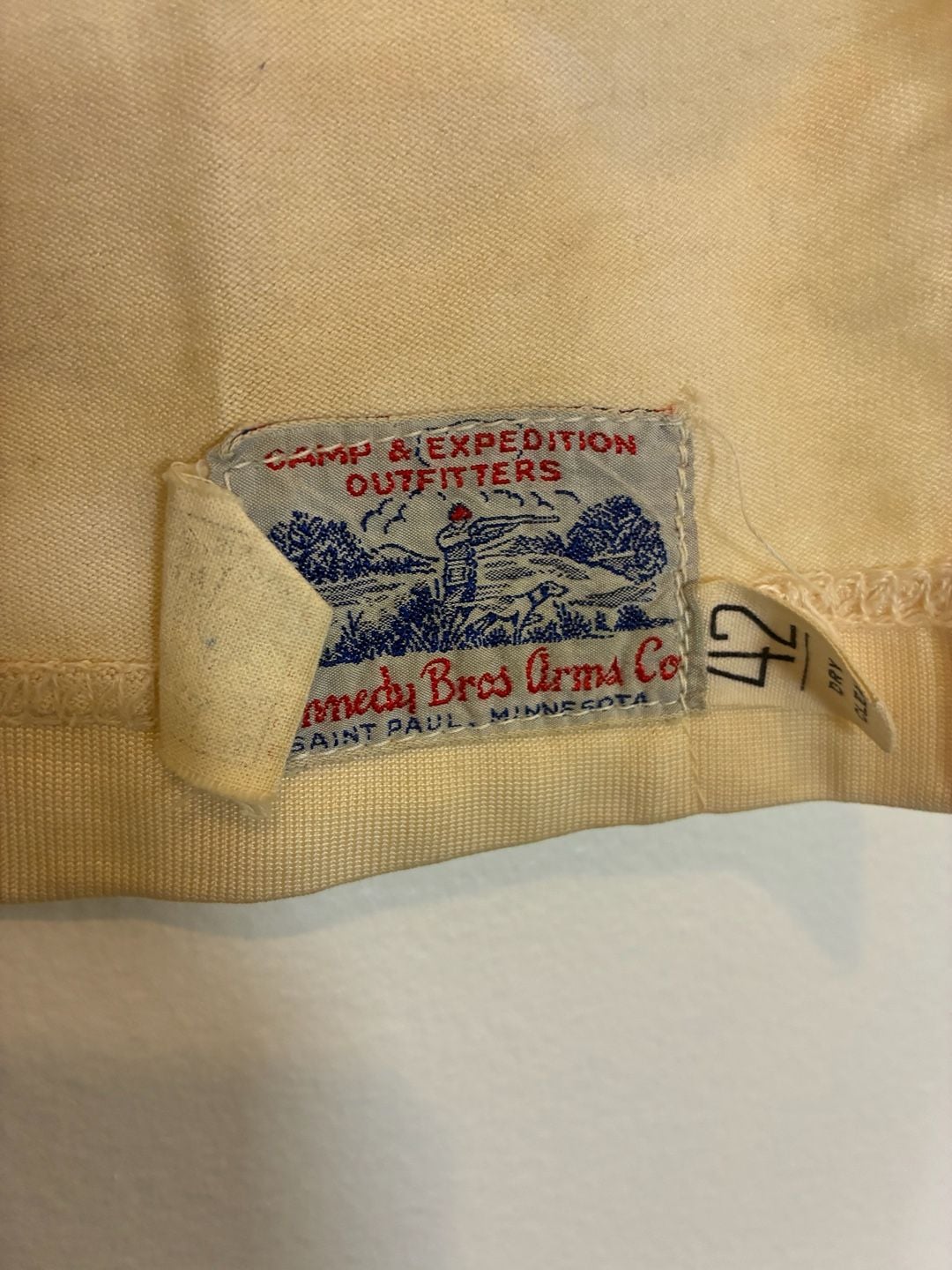 1950s Kennedy Bros Arms Co Vintage Basketball Jersey Size 42 #54 6