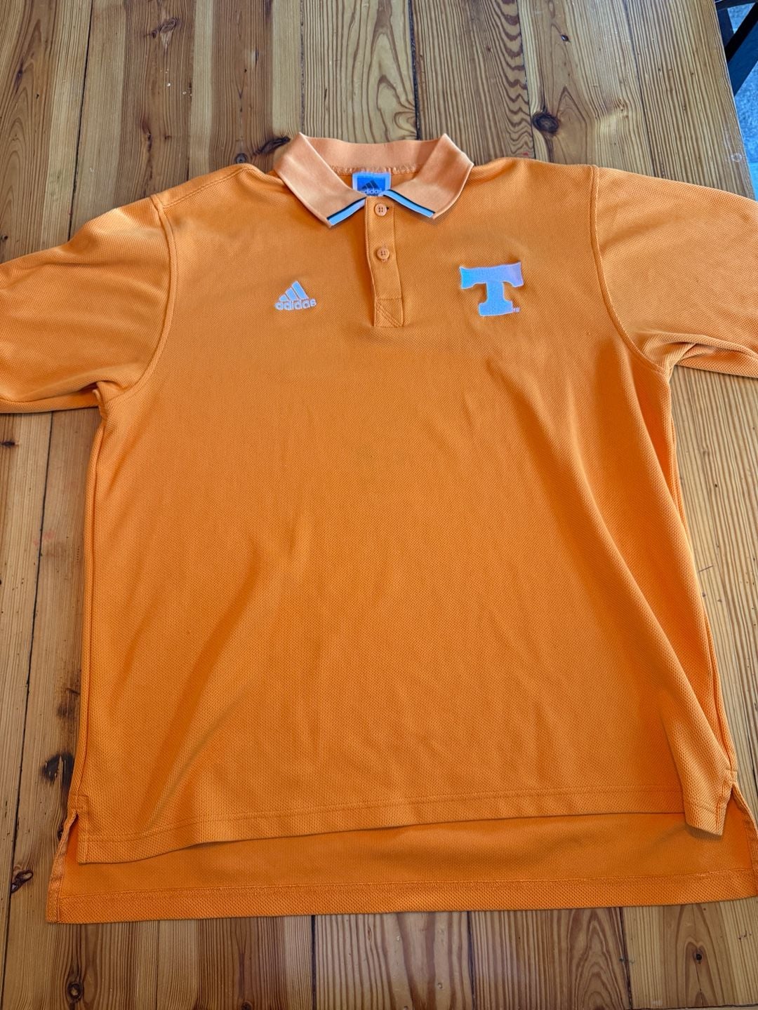 Adidas Tennessee Volunteers Polo Shirt Size L Orange 2