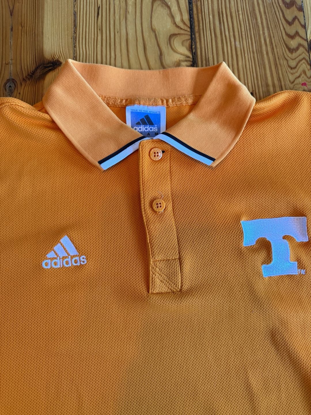 Adidas Tennessee Volunteers Polo Shirt Size L Orange 3