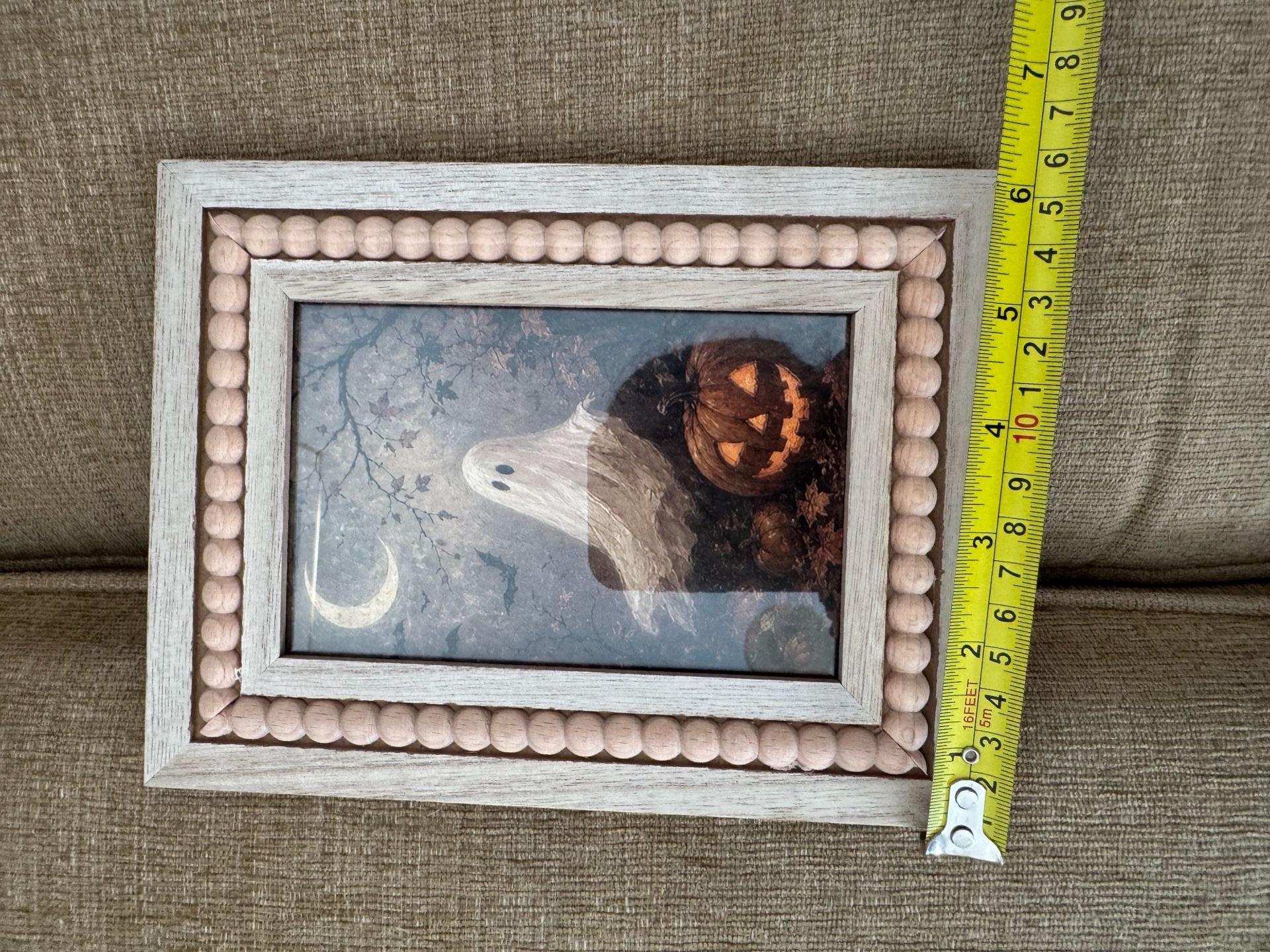 Halloween Spooky Ghost Pumpkin Moon Framed Art 4