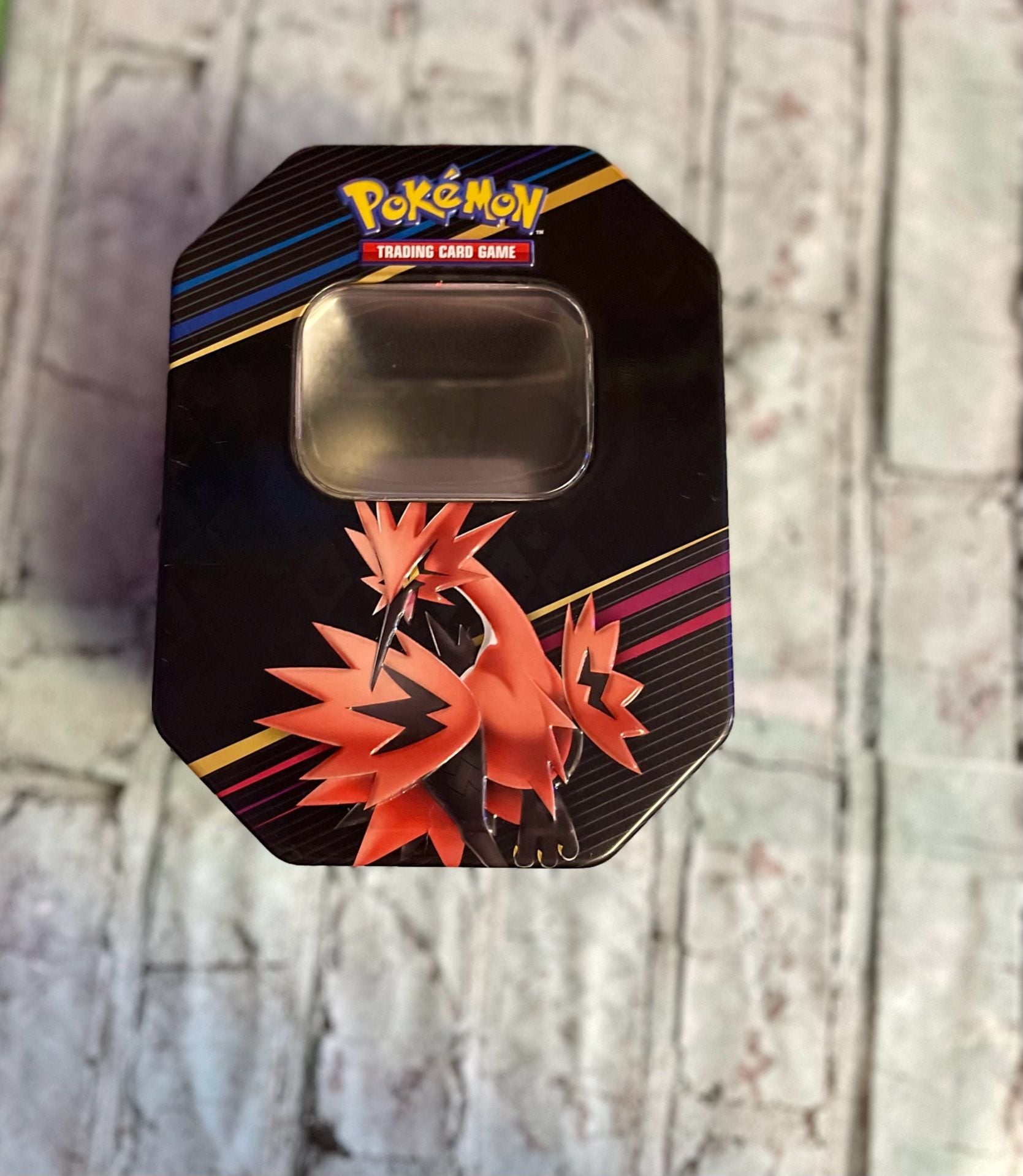 Pokemon TCG Crown Zenith Tin Galarian Bird Trio Empty Tin 1