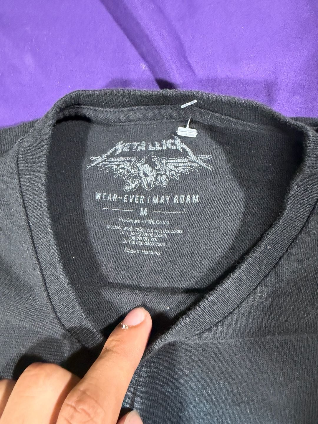 Metallica WorldWired Tour 2018-2019 T-Shirt Size M Black Band Concert Tee 3