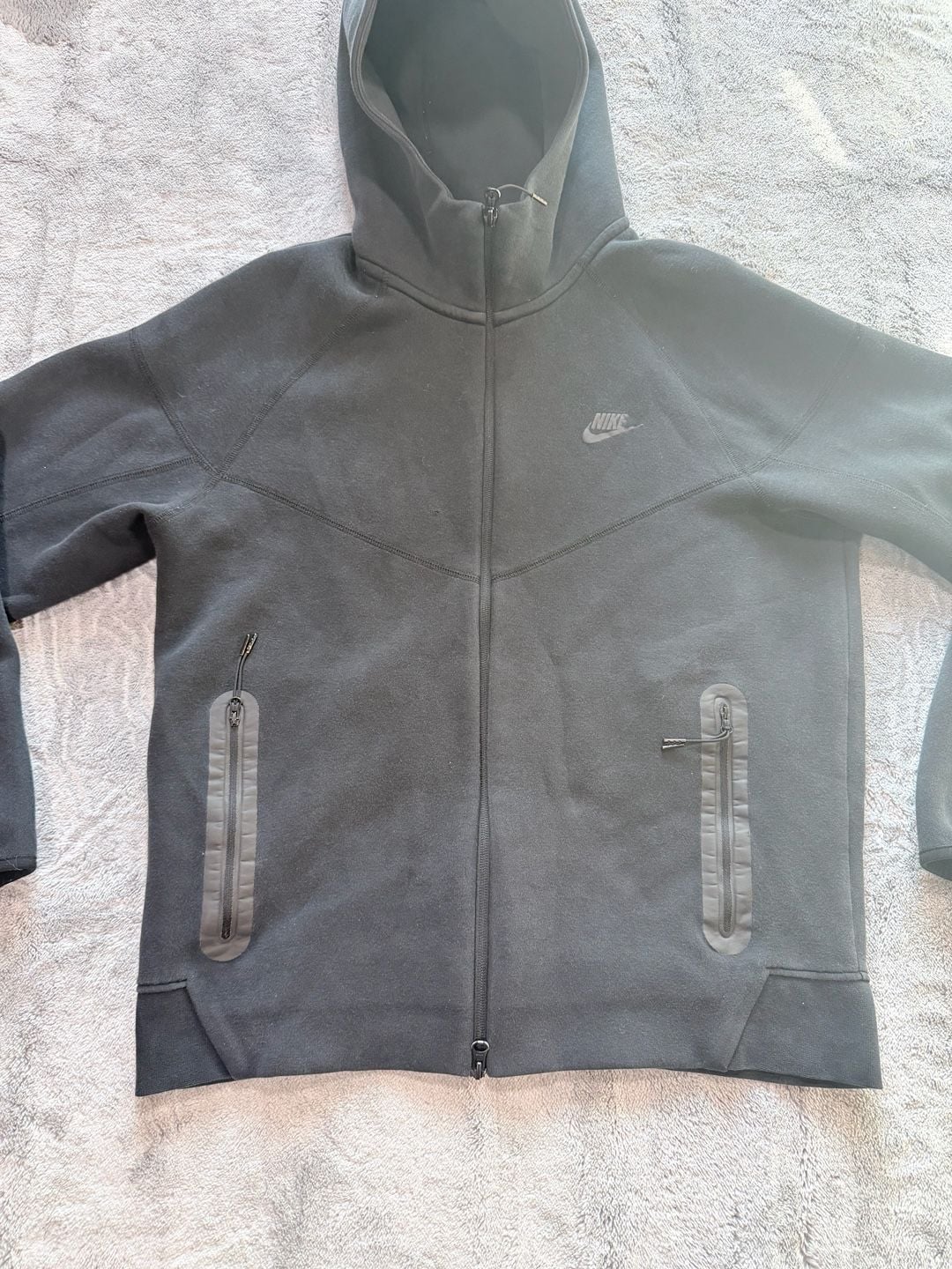 Nike Tech Fleece Full Zip Hoodie Size L Black 8