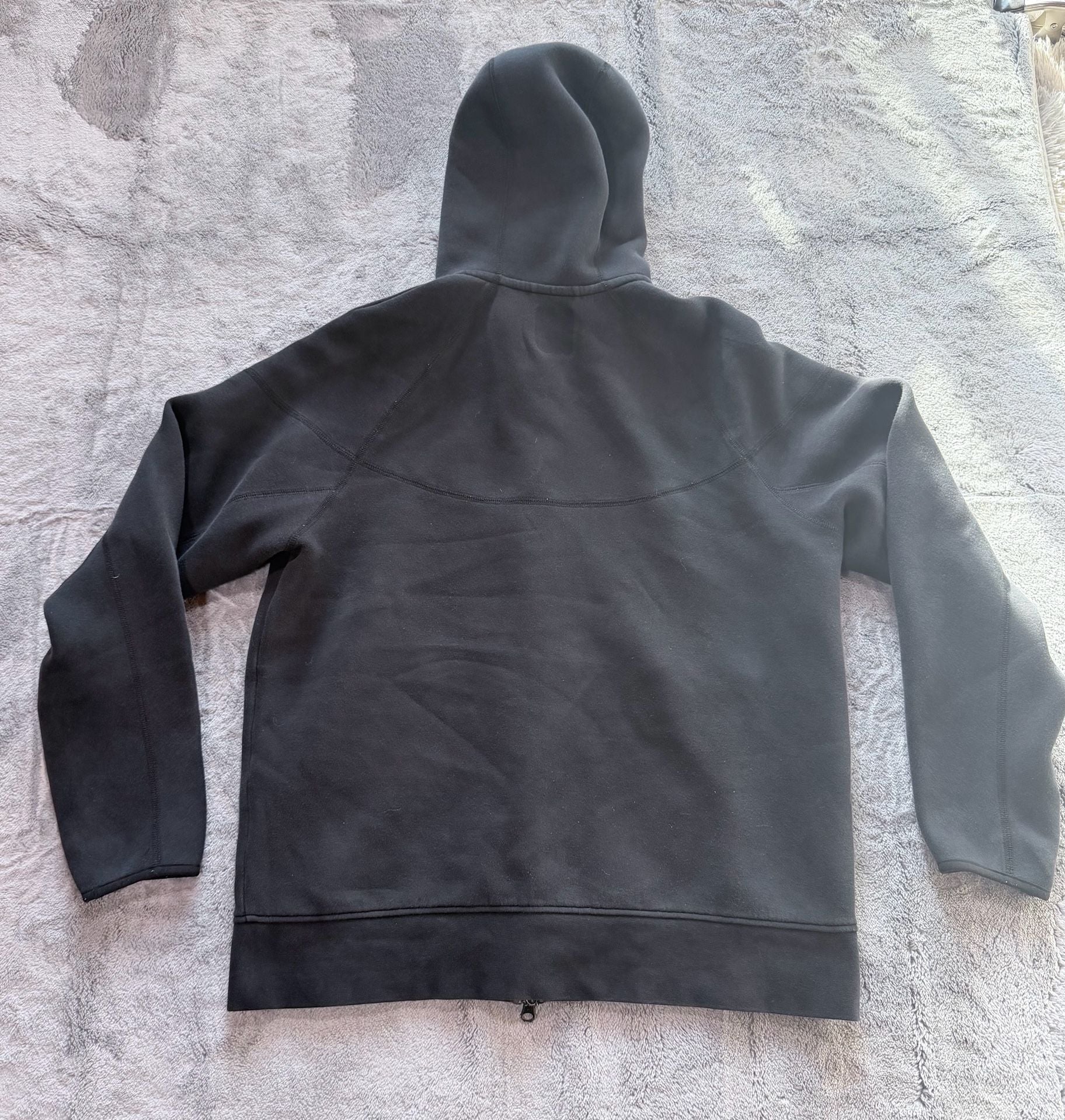 Nike Tech Fleece Full Zip Hoodie Size L Black 10
