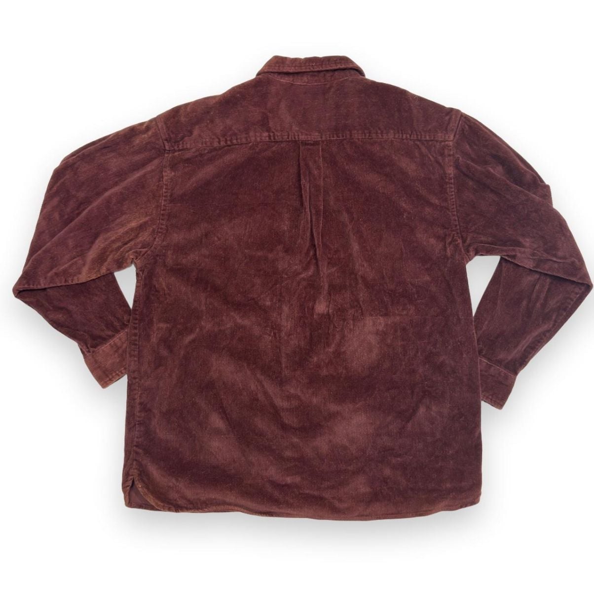 Canyon River Blues Corduroy Long Sleeve Shirt Size L Burgundy 4