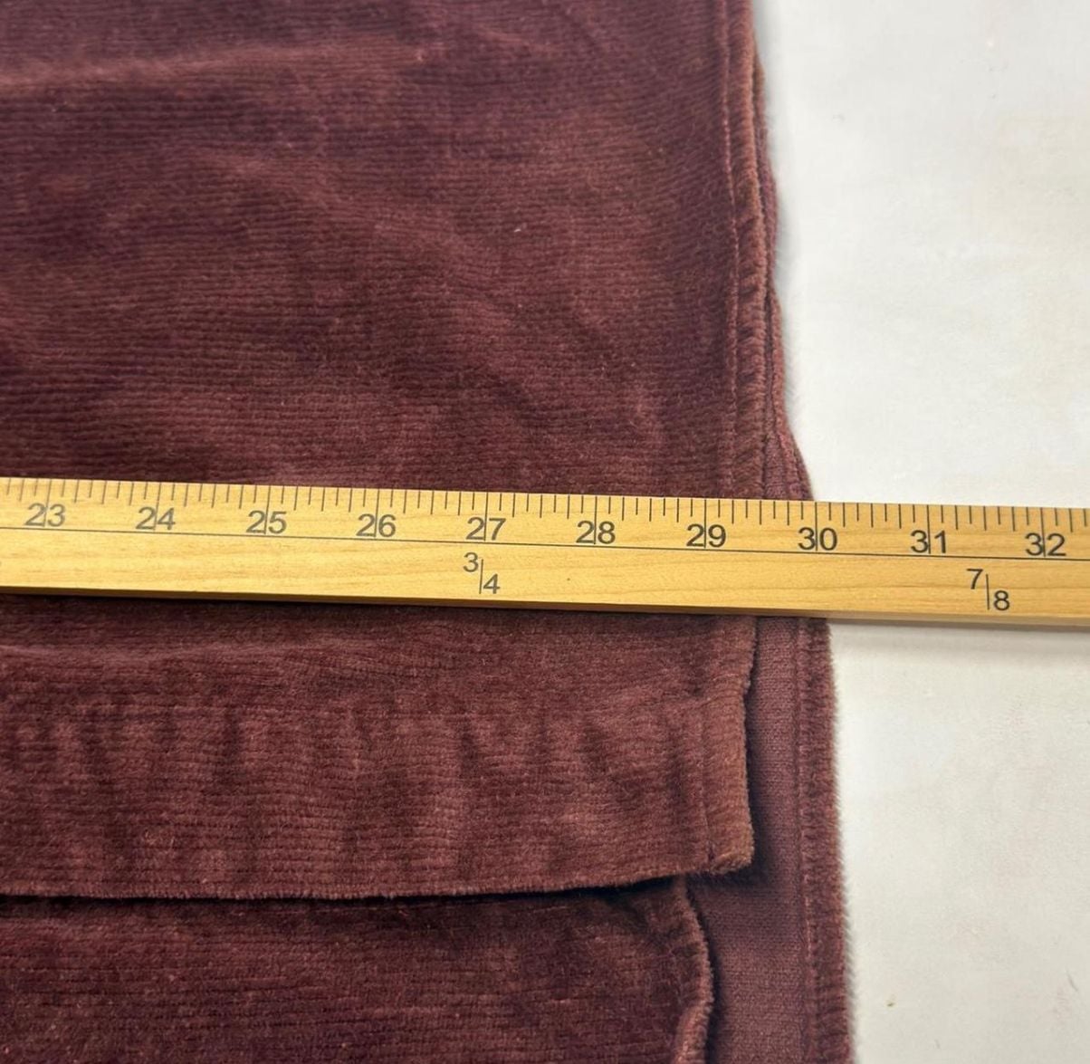 Canyon River Blues Corduroy Long Sleeve Shirt Size L Burgundy 7