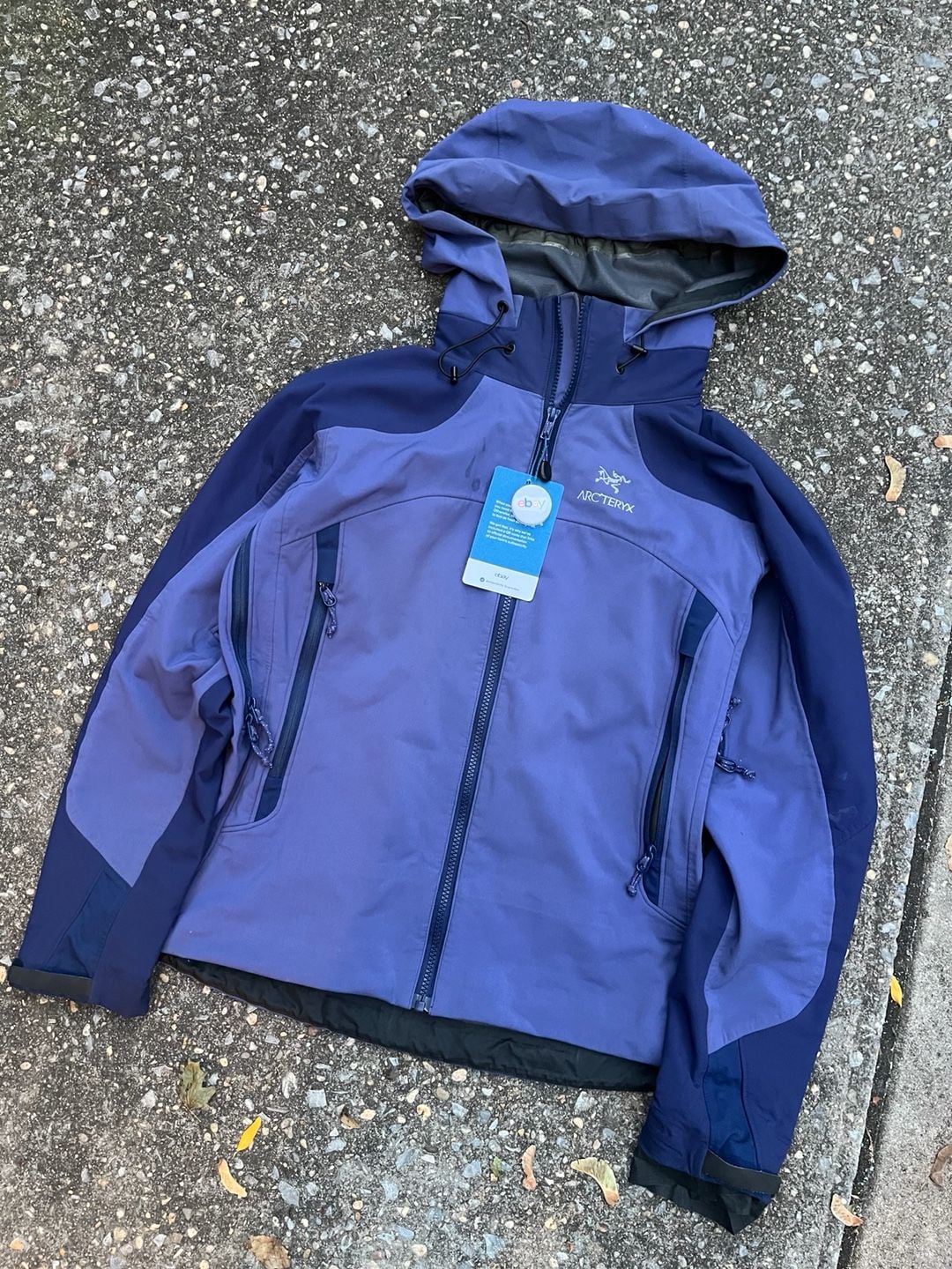 Arc'Teryx Windstopper Jacket Size M Purple Blue Women’s 2