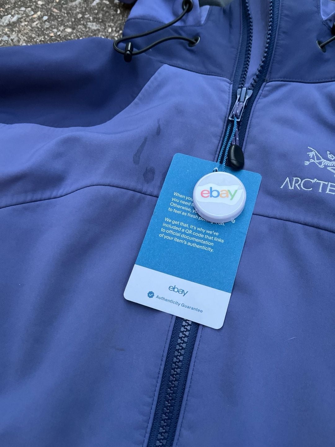Arc'Teryx Windstopper Jacket Size M Purple Blue Women’s 5