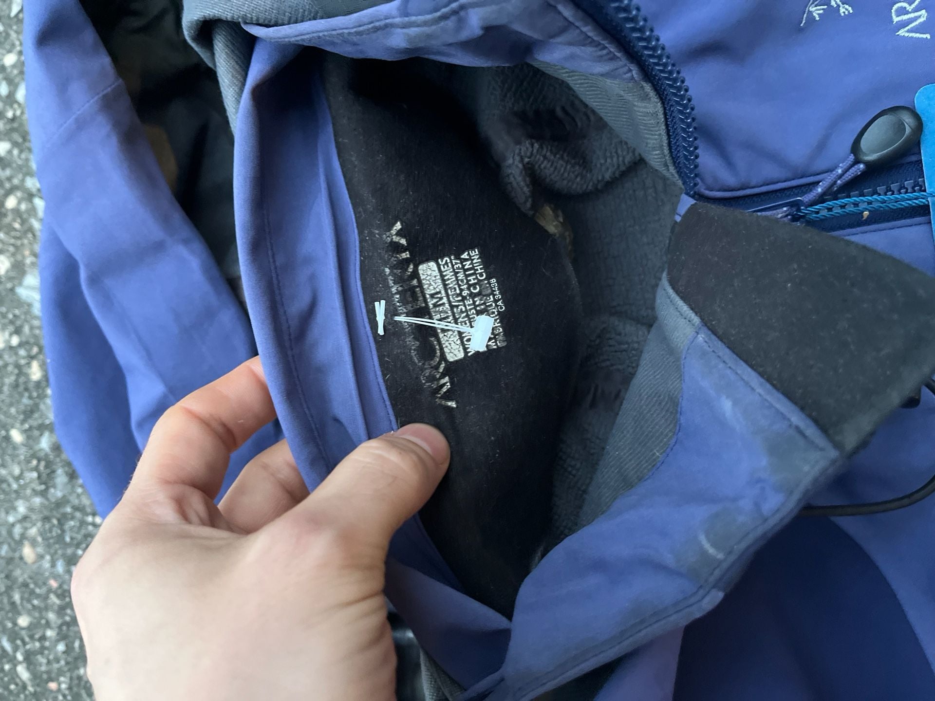 Arc'Teryx Windstopper Jacket Size M Purple Blue Women’s 6
