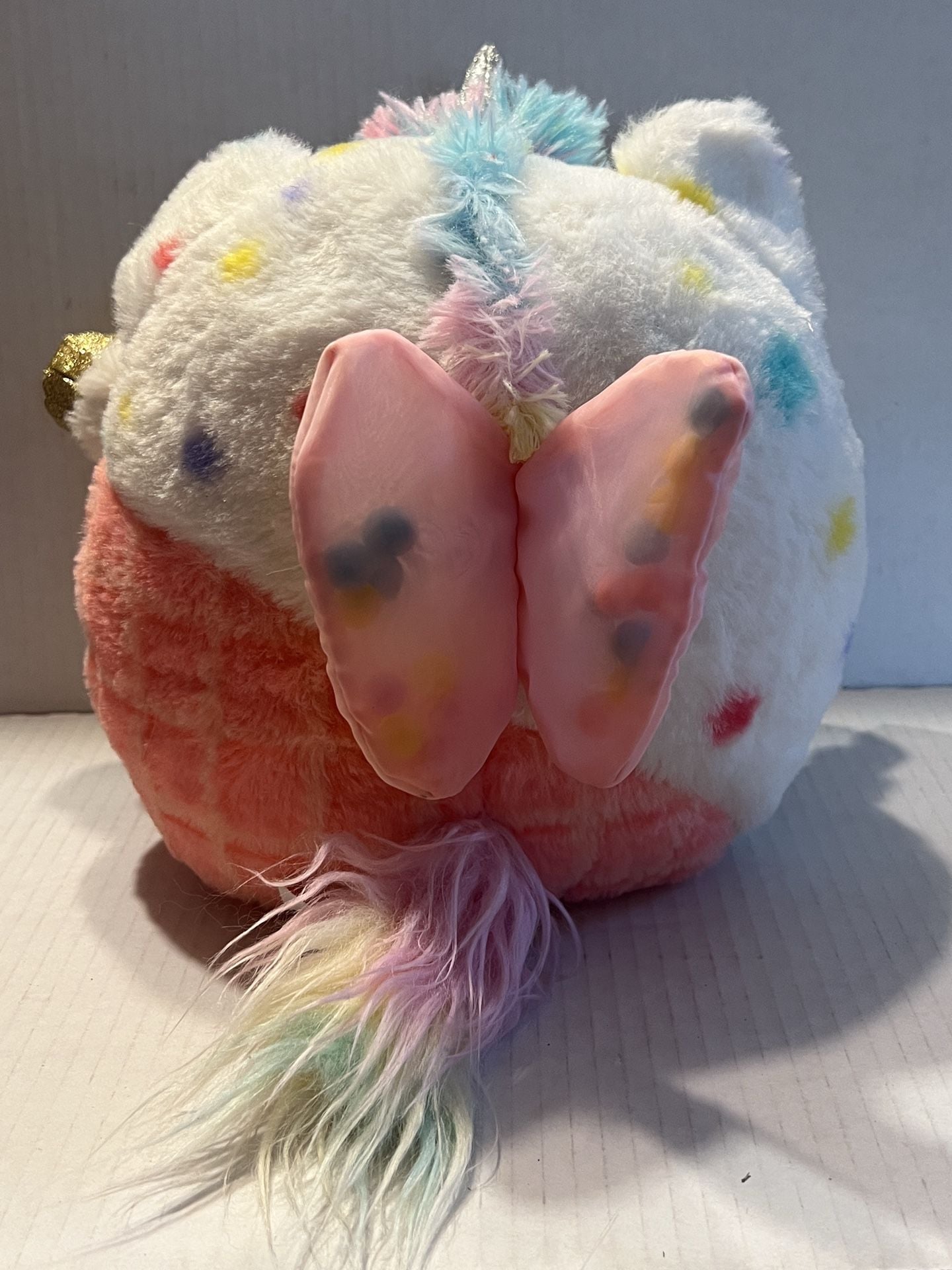 Zuru Unicorn Plush Toy Stuffed Ice Cream Glitter with sound 3-AAA batteries 2