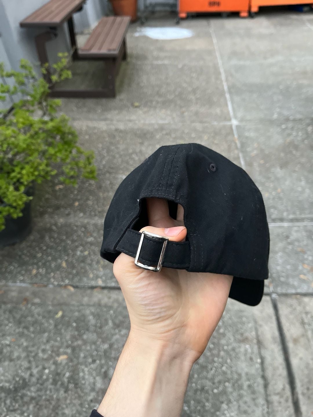 Raf Simons Grime Crawler SS22 Embroidered Logo Baseball Cap OS Black 4