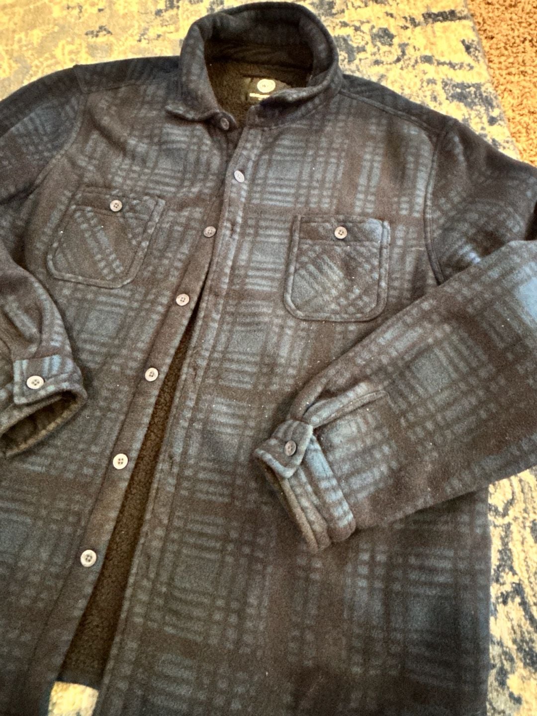 Weatherproof Fleece Lined Plaid Shirt Jacket s XXL 3
