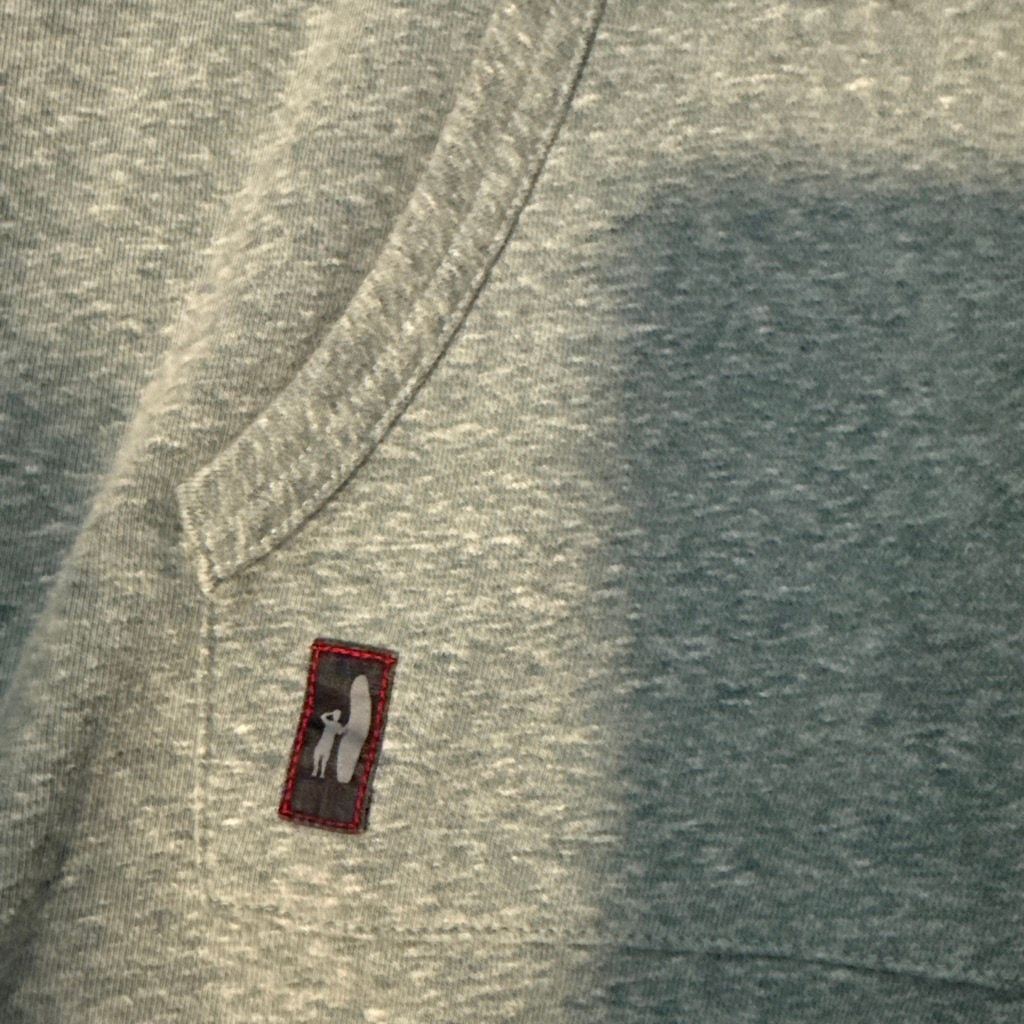 Johnnie-O Hangin' Out Hoodie Size Medium Green Button Placket Pocket 5