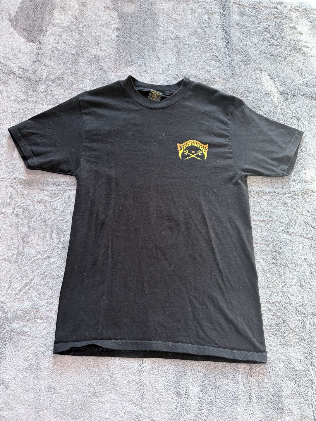 Dark Seas Coast To Coast Graphic T-Shirt Size S Black Cotton 2
