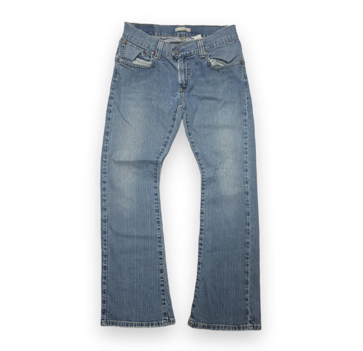 Levi's 542 Low Flare Jeans Size 10M Blue Denim 2
