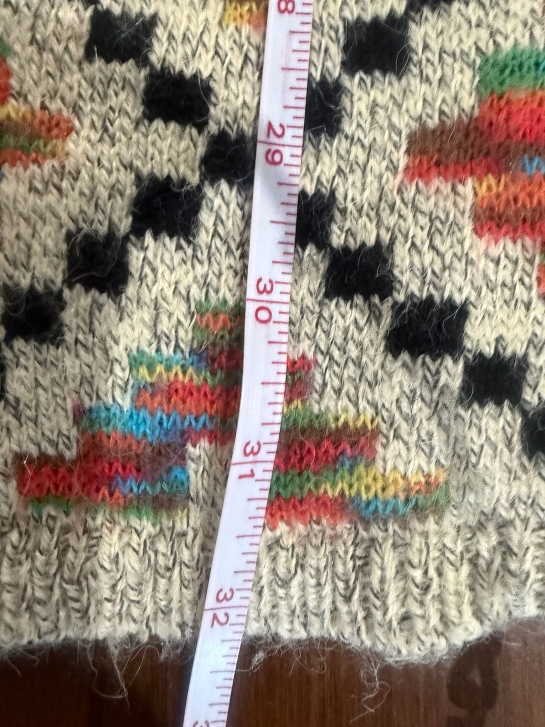 Debut Geometric Open Front Cardigan Small Multicolor Southwestern Western Boho 7