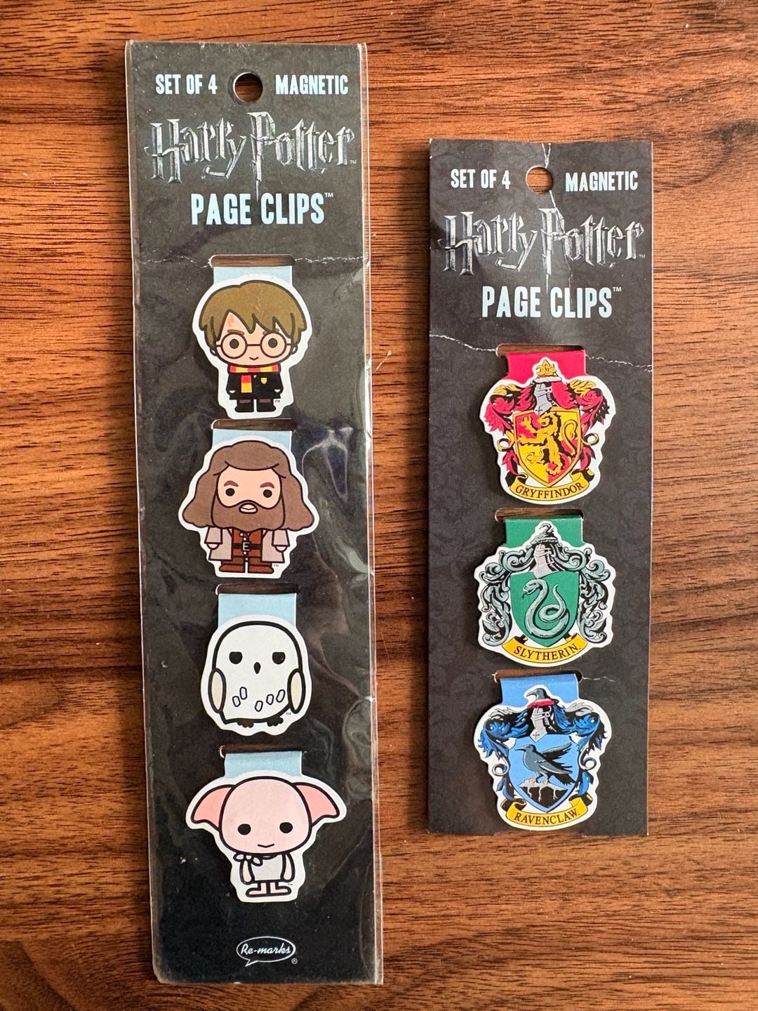 Harry Potter Re-marks Magnetic Page Clips Lot Of 2 Sets 1