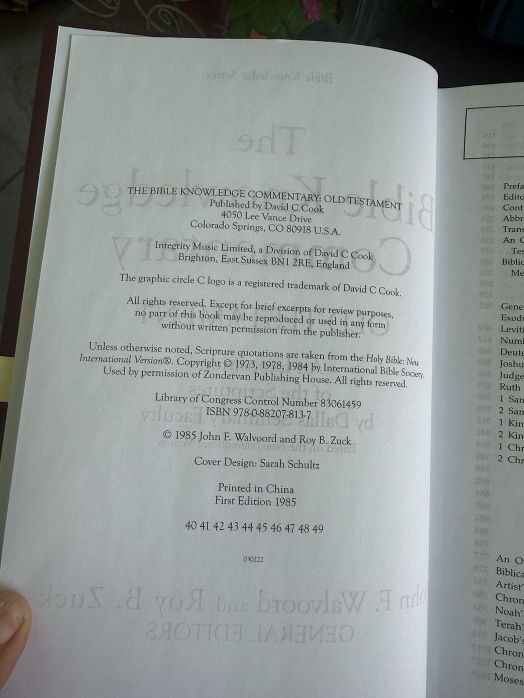 The Bible Knowledge Commentary Old And New Testament Set David C Cook 6