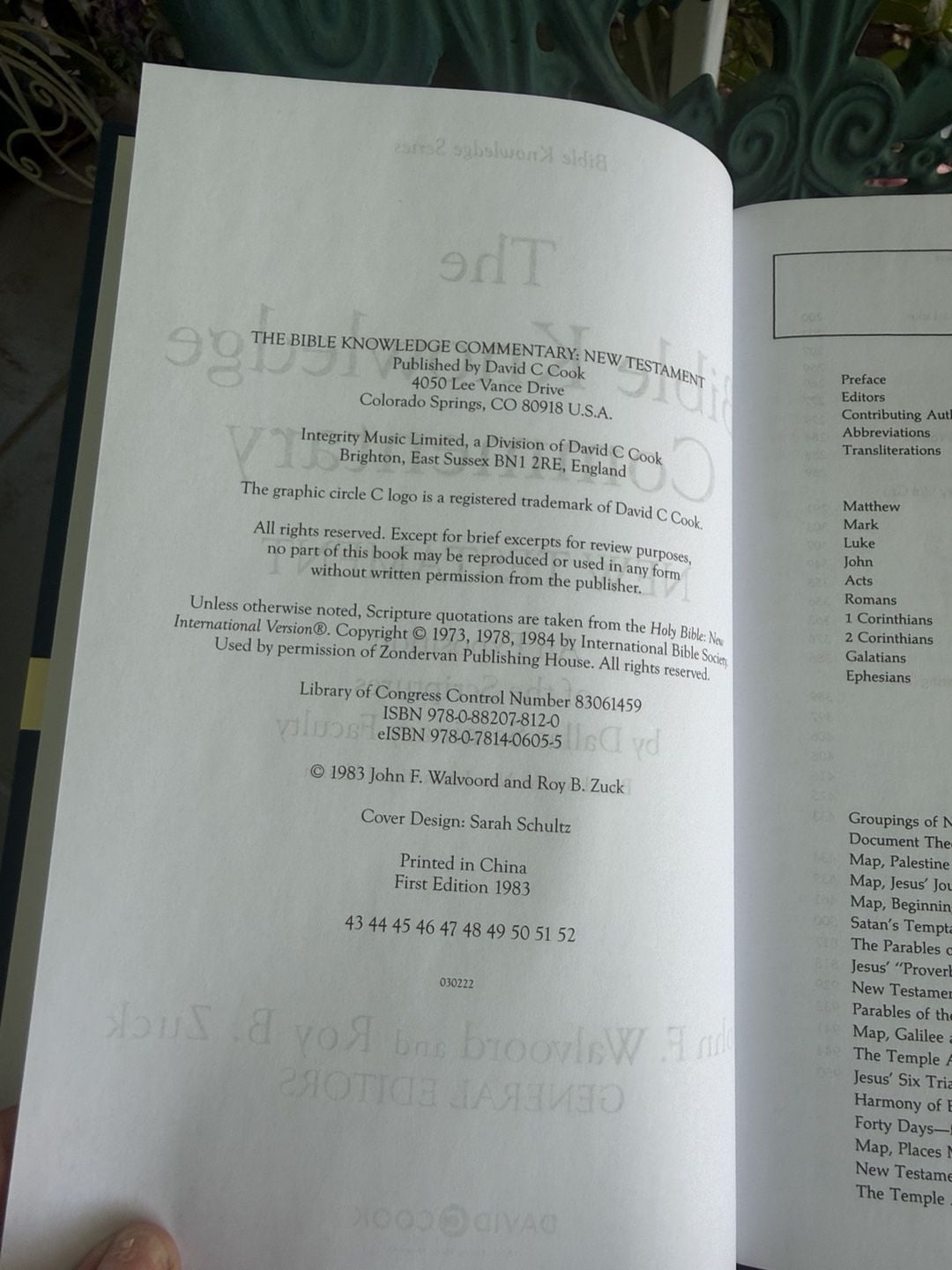 The Bible Knowledge Commentary Old And New Testament Set David C Cook 11