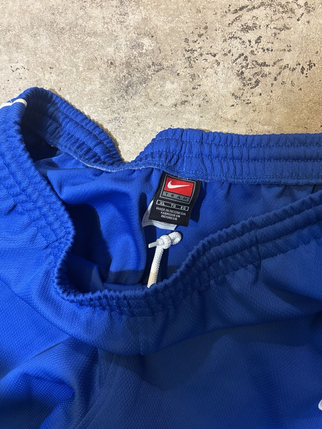 Nike Team Track Pants Size XL Blue White Piping 3