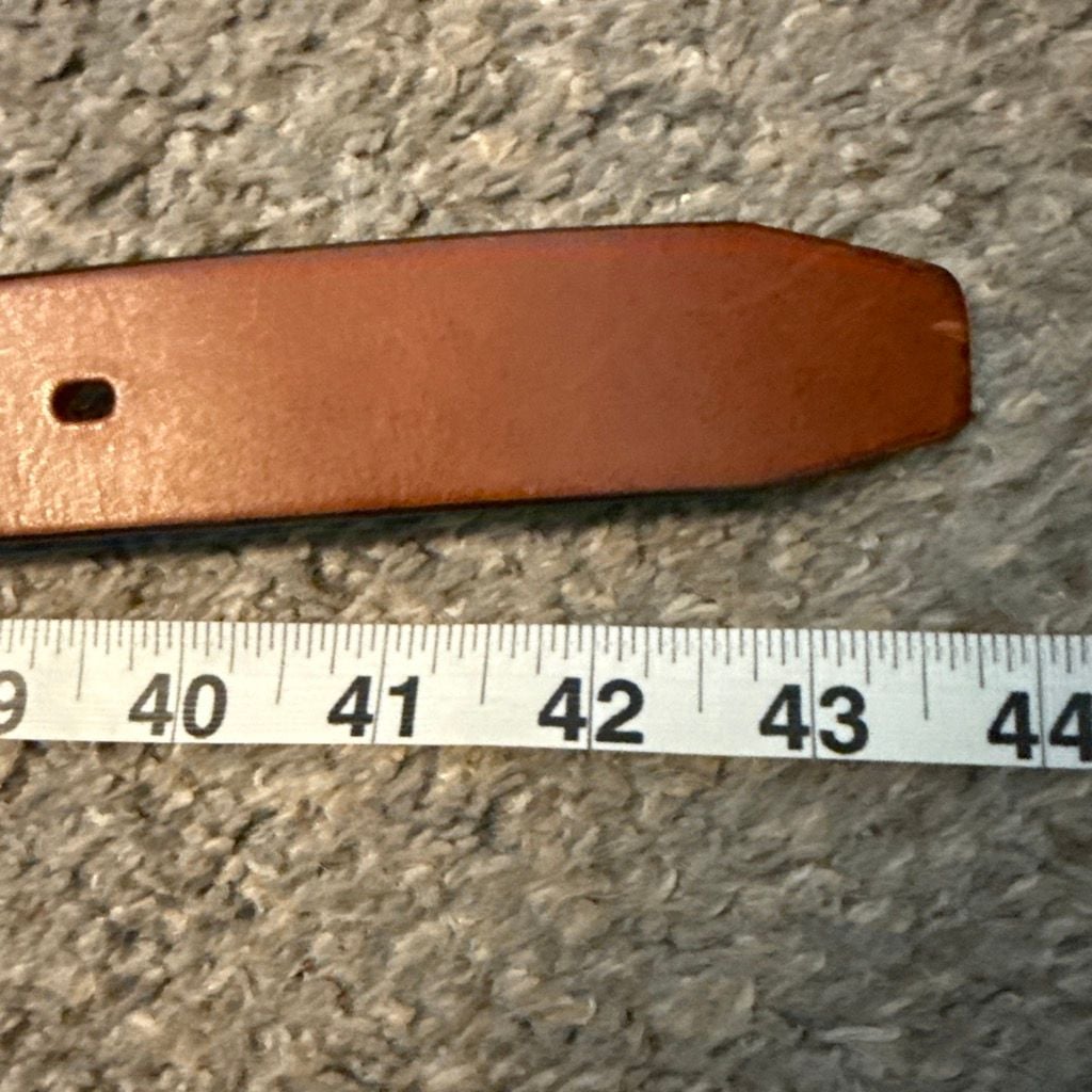 Banana Republic Leather Belt Size 42 Brown 4