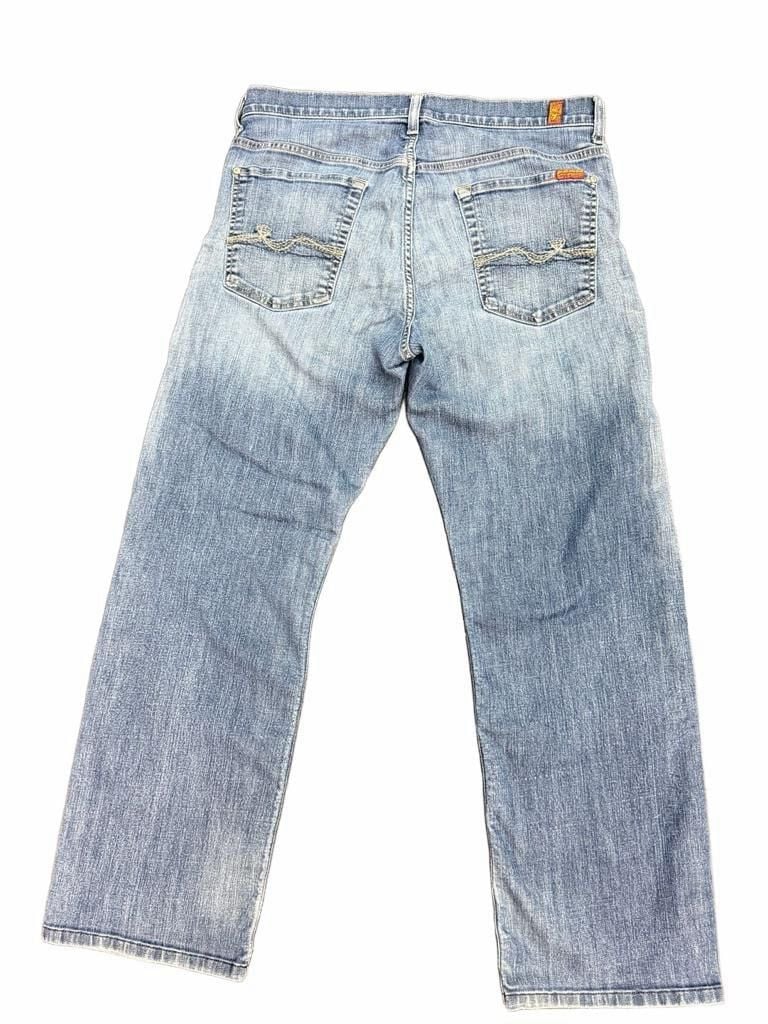 7 For All Mankind Relaxed Jeans Straight Blue 5