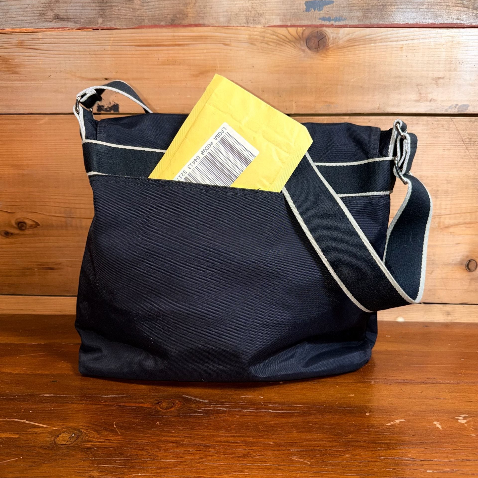 Lacoste Black Messenger Bag 4